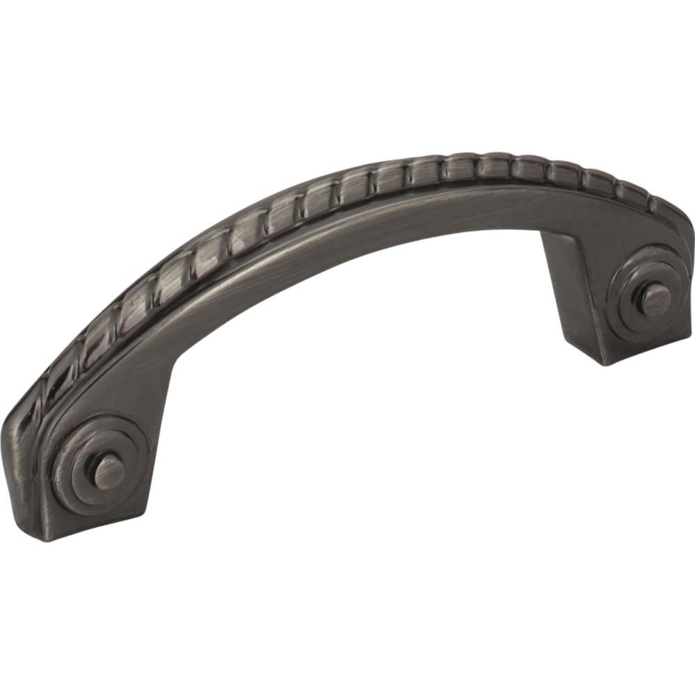 Jeffrey Alexander Z260-3BNBDL Rhodes cabinet drawer pull in satin stainless, additional view