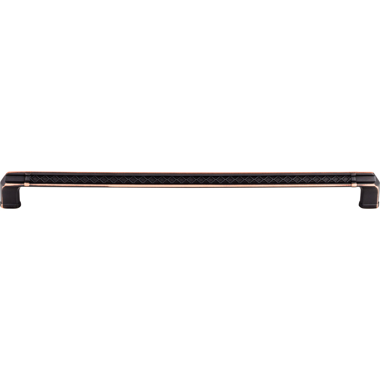 Top Knobs TK207UM Tower Bridge 12" Center to Center Bar Pull Umbrio