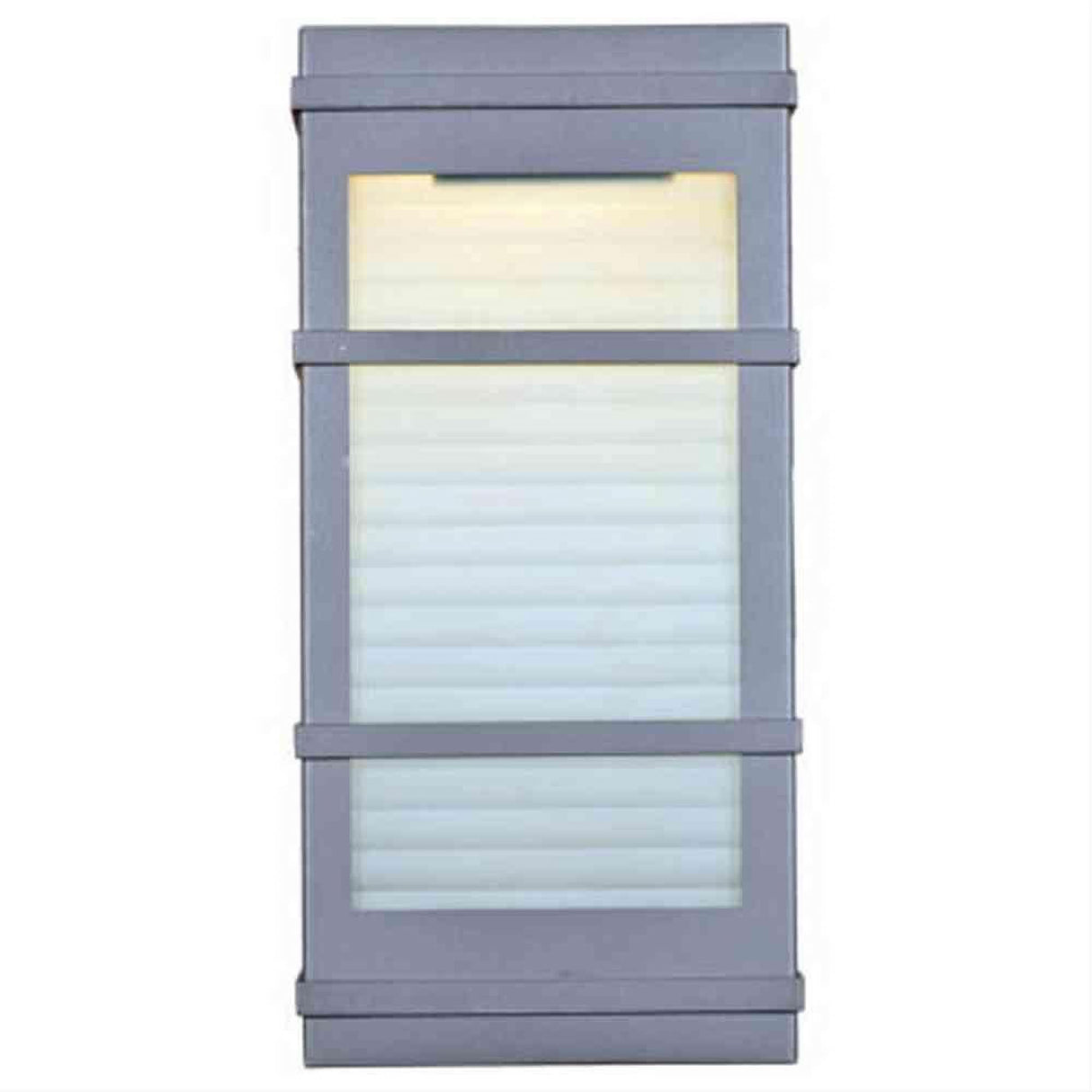 Access Lighting 20040LEDDMG-SAT/RFR Metropolis LED Outdoor Wall Light Satin
