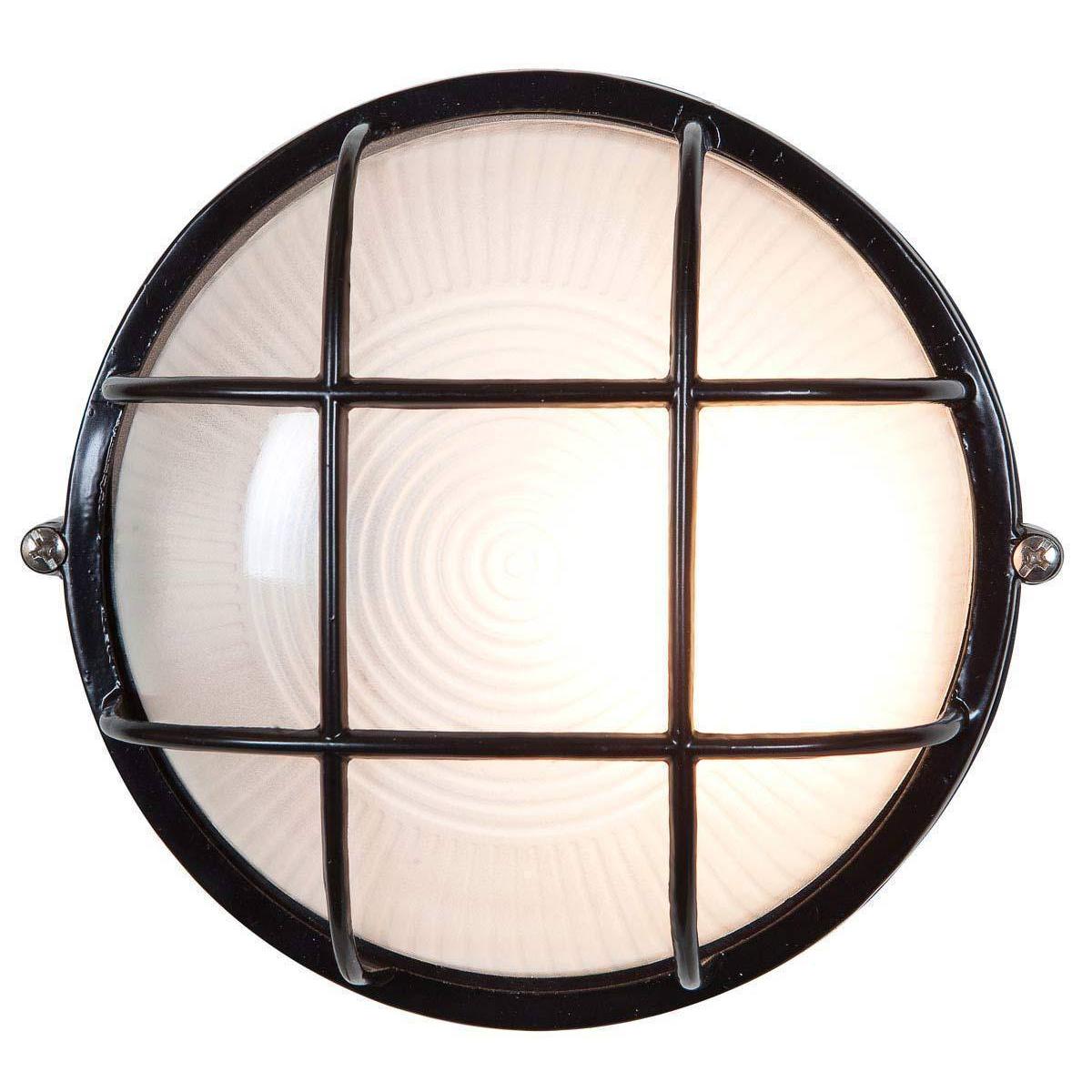 Access Lighting 20296-BL/FST Nauticus Outdoor Wall Sconce Black / Frosted