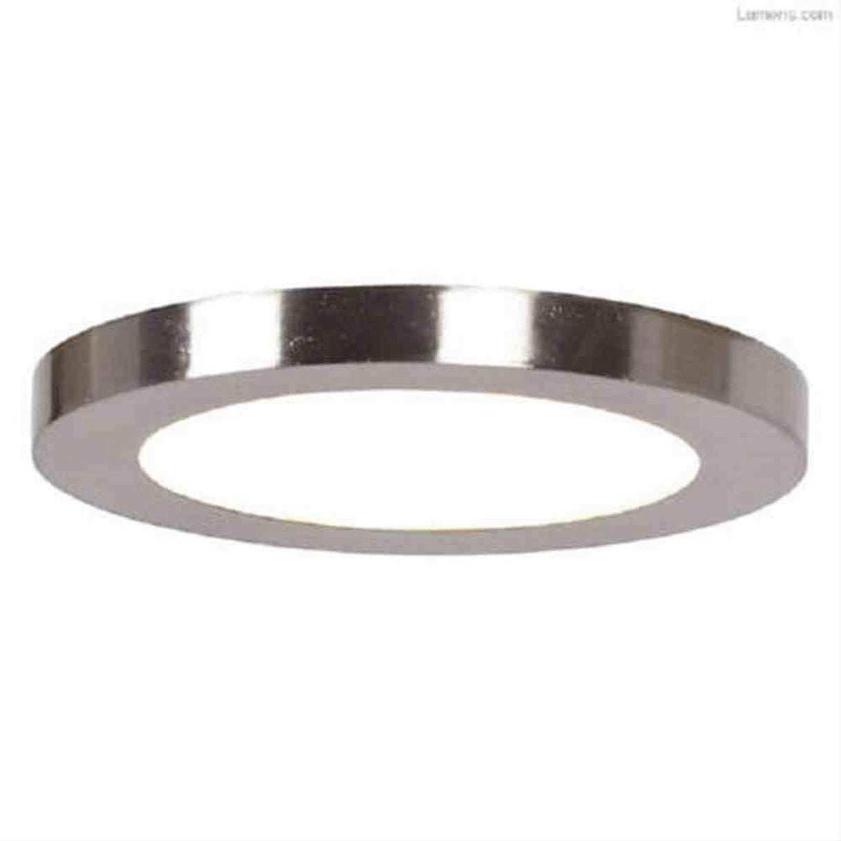 Access Lighting 20811LEDD-BS/ACR Disc LED Round Flushmount Brushed Steel