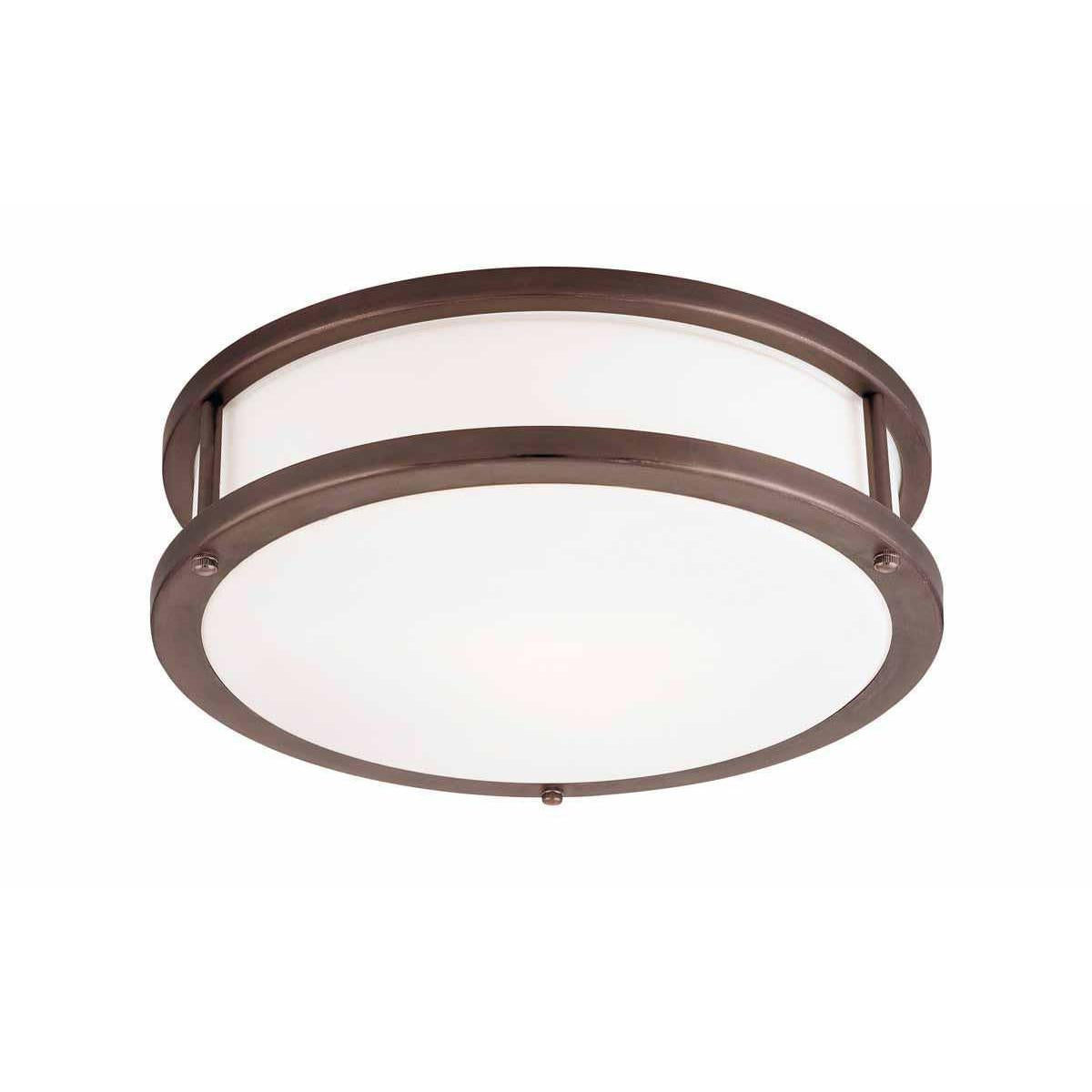 Access Lighting 50081-BRZ/OPL Conga Flushmount Light Bronze / Opal