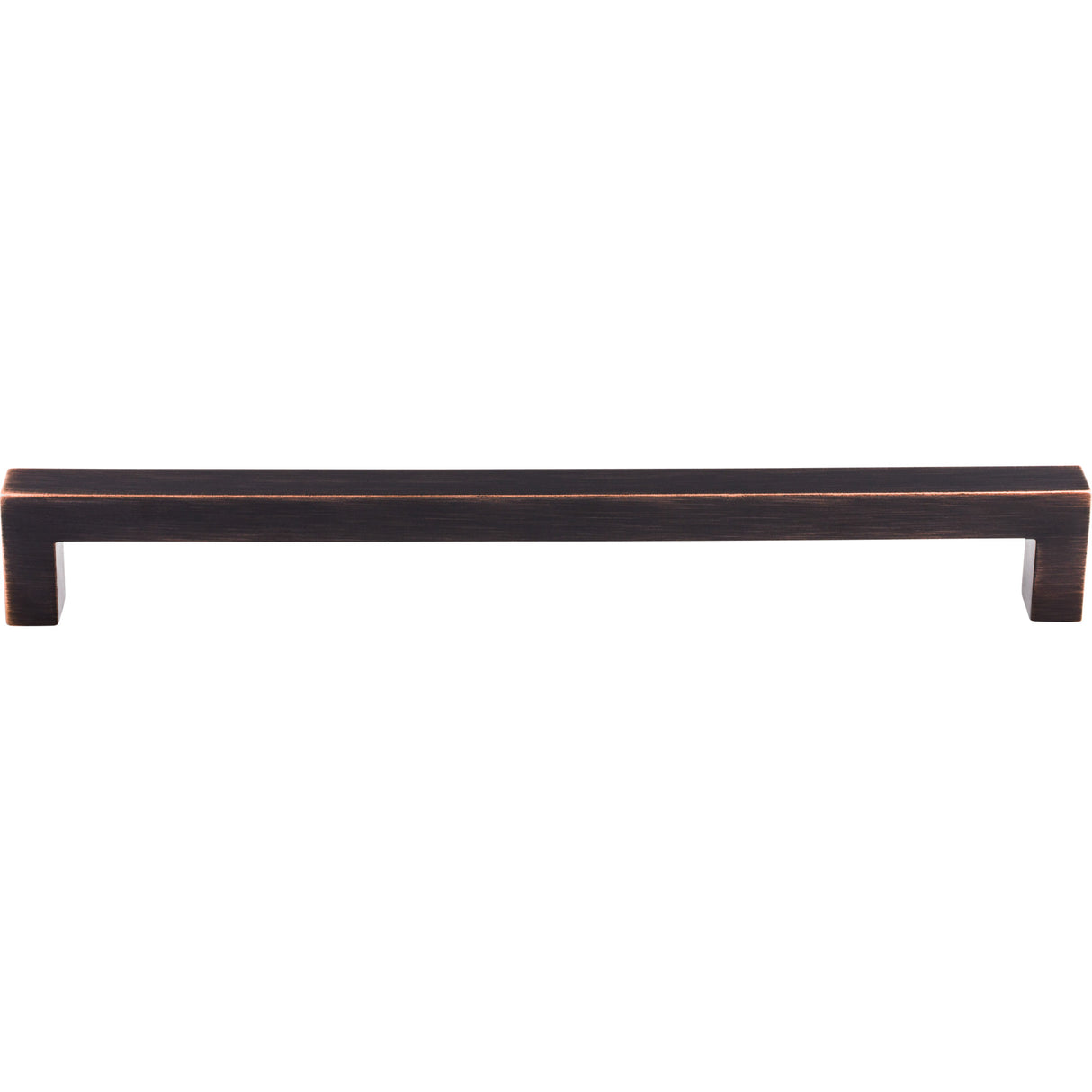 Top Knobs TK164TB Square Bar 12" Center to Center Appliance Pull Tuscan Bronze
