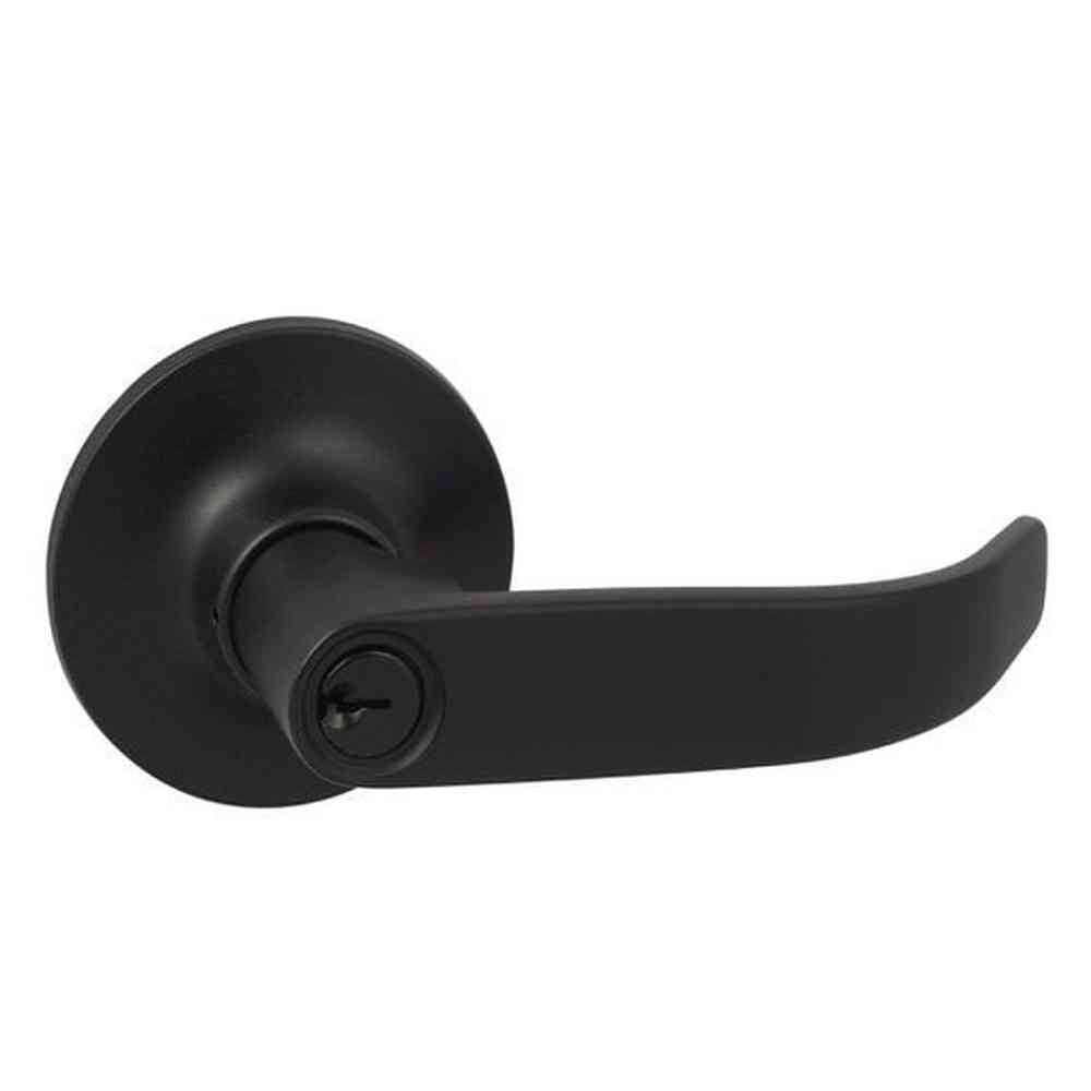 Sure-Loc AD107 FBL flat black keyed entry door lever