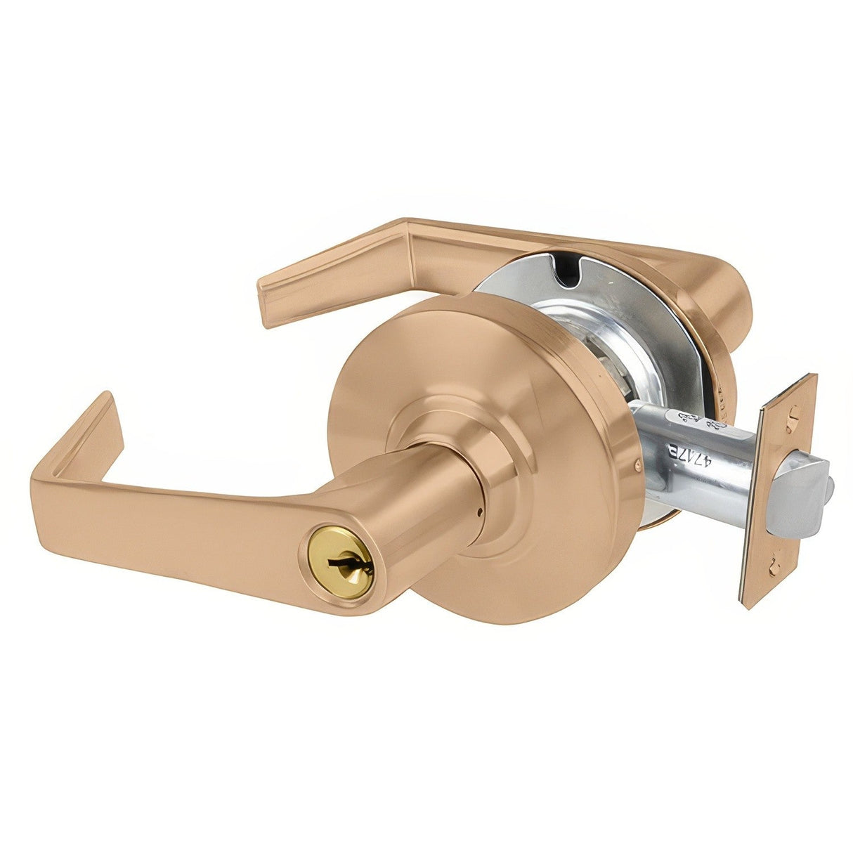 Schlage ALX70PSAT612 Saturn classroom classroom door lever, additional view