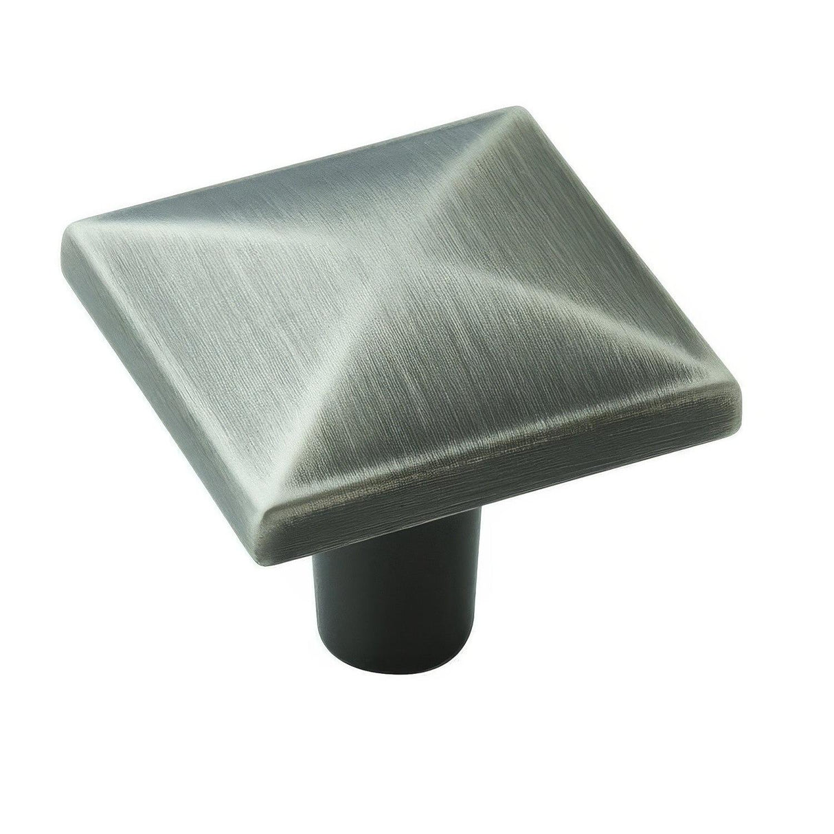 Amerock BP29370AS BP29370 Extensity 1-3/16" Square Cabinet Knob Antique Silver