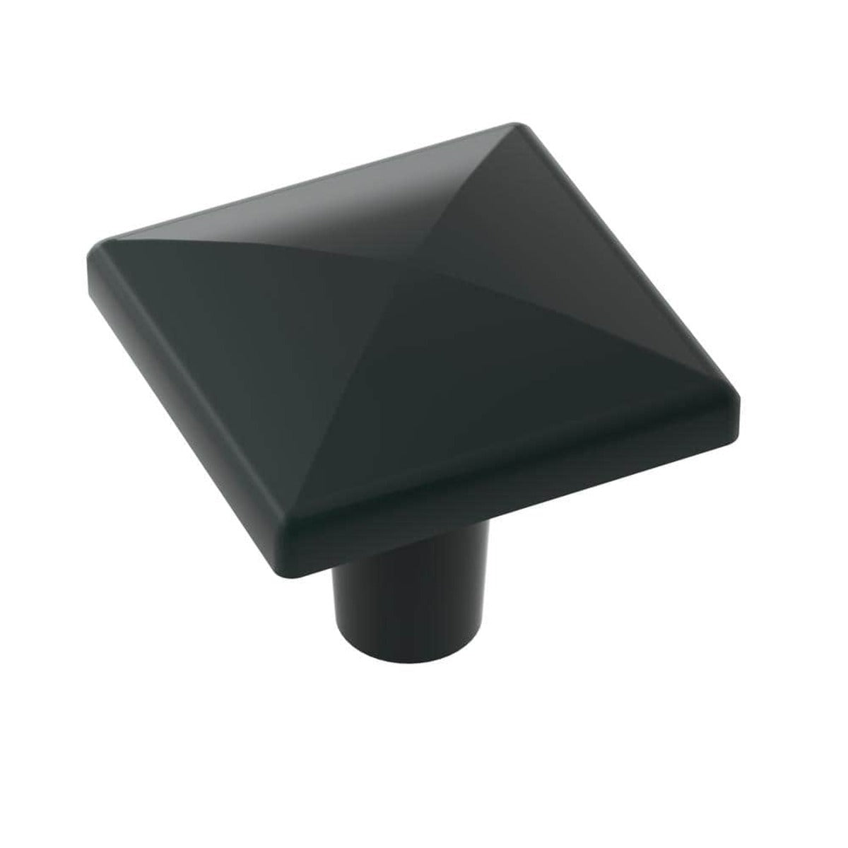 Amerock BP29370FB BP29370 Extensity 1-3/16 inch Square Cabinet Knob Matte Black