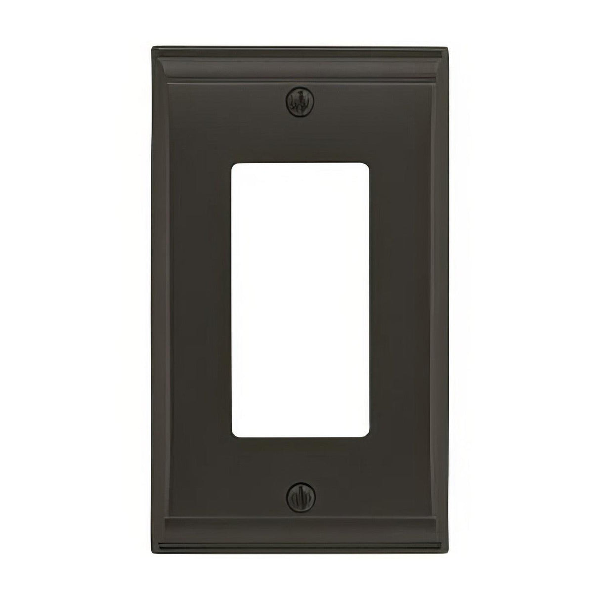 Amerock BP36504BBR BP36504 Candler Zinc Single Rocker Wall Plate Black Bronze