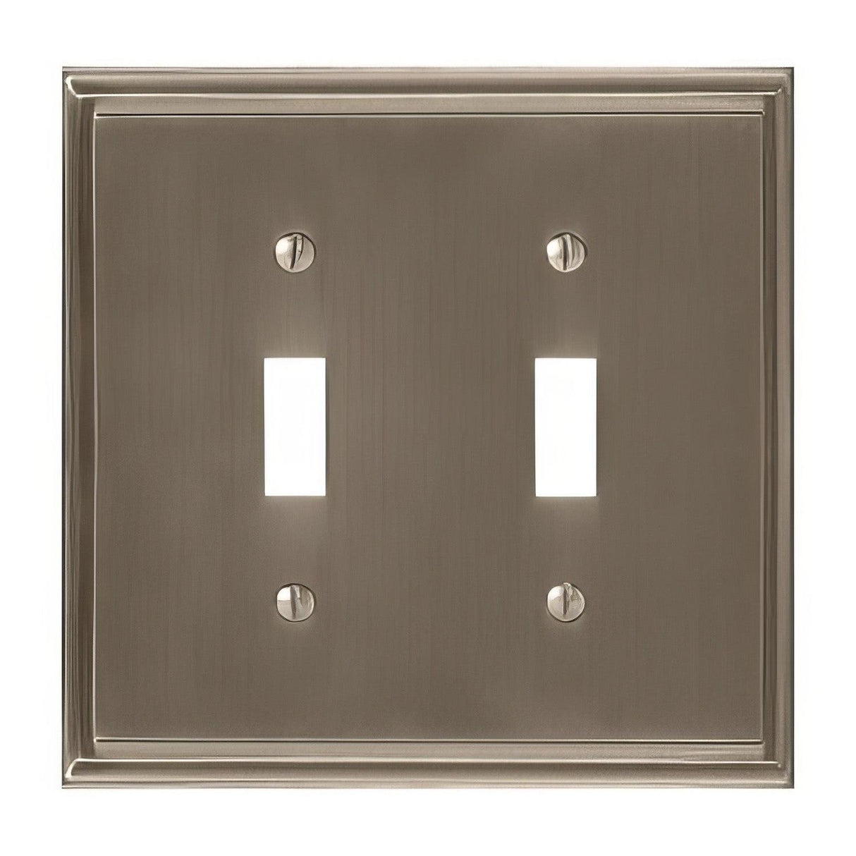 Amerock BP36515ORB BP36515 Mulholland Zinc Double Toggle Wall Plate Oil Rubbed Bronze