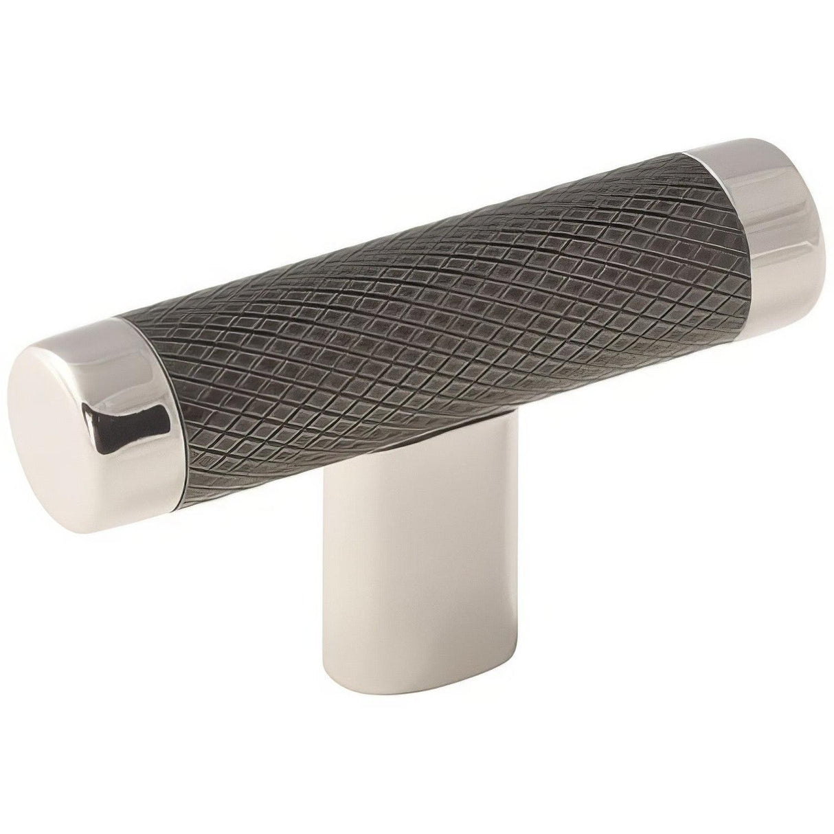 Amerock BP36556PNGM BP36556 Esquire 2-5/8" T Cabinet Knob Bright Nickel / Gunmetal