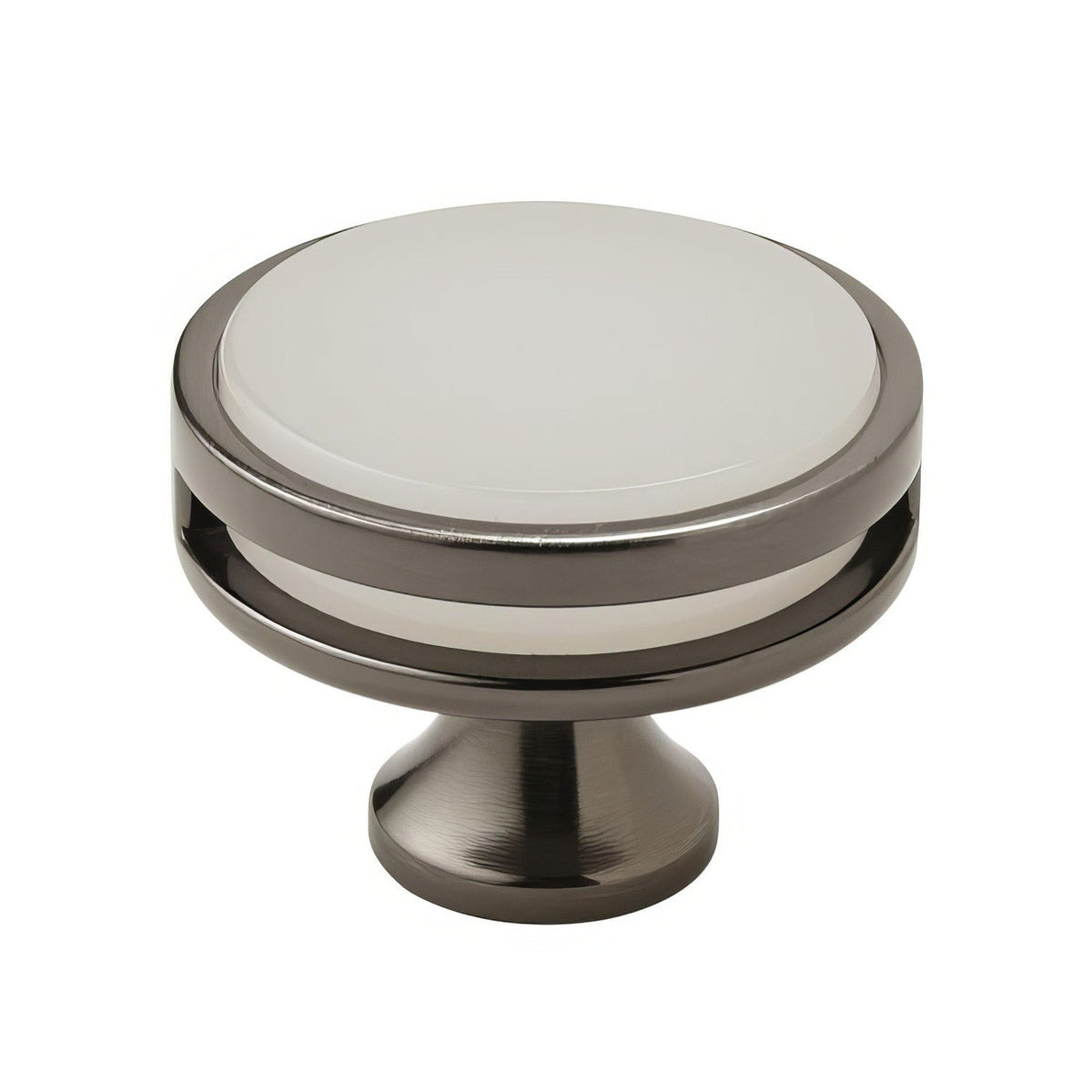 Amerock BP36609GMFA Oberon 1-3/4 Inch Cabinet Knob Gunmetal/Frosted