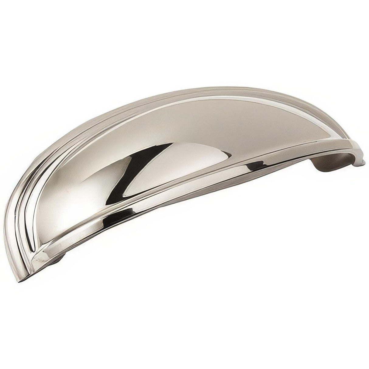 Amerock BP36640PN BP36640 Ashby 3" and 4" Centers Cup Pull Bright Nickel