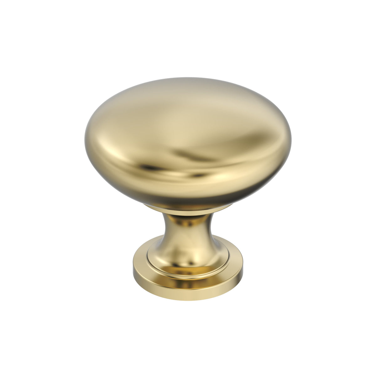 Amerock BP530053 BP53005 Edona 1-1/4 inch cabinet knob Polished Brass