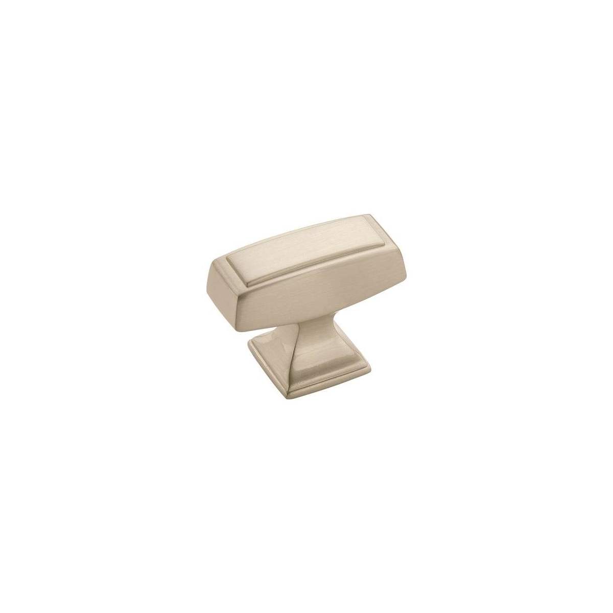 Amerock BP535342G10 BP535342 Mulholland 1-1/2" Long Designer Cabinet Knob Satin Nickel