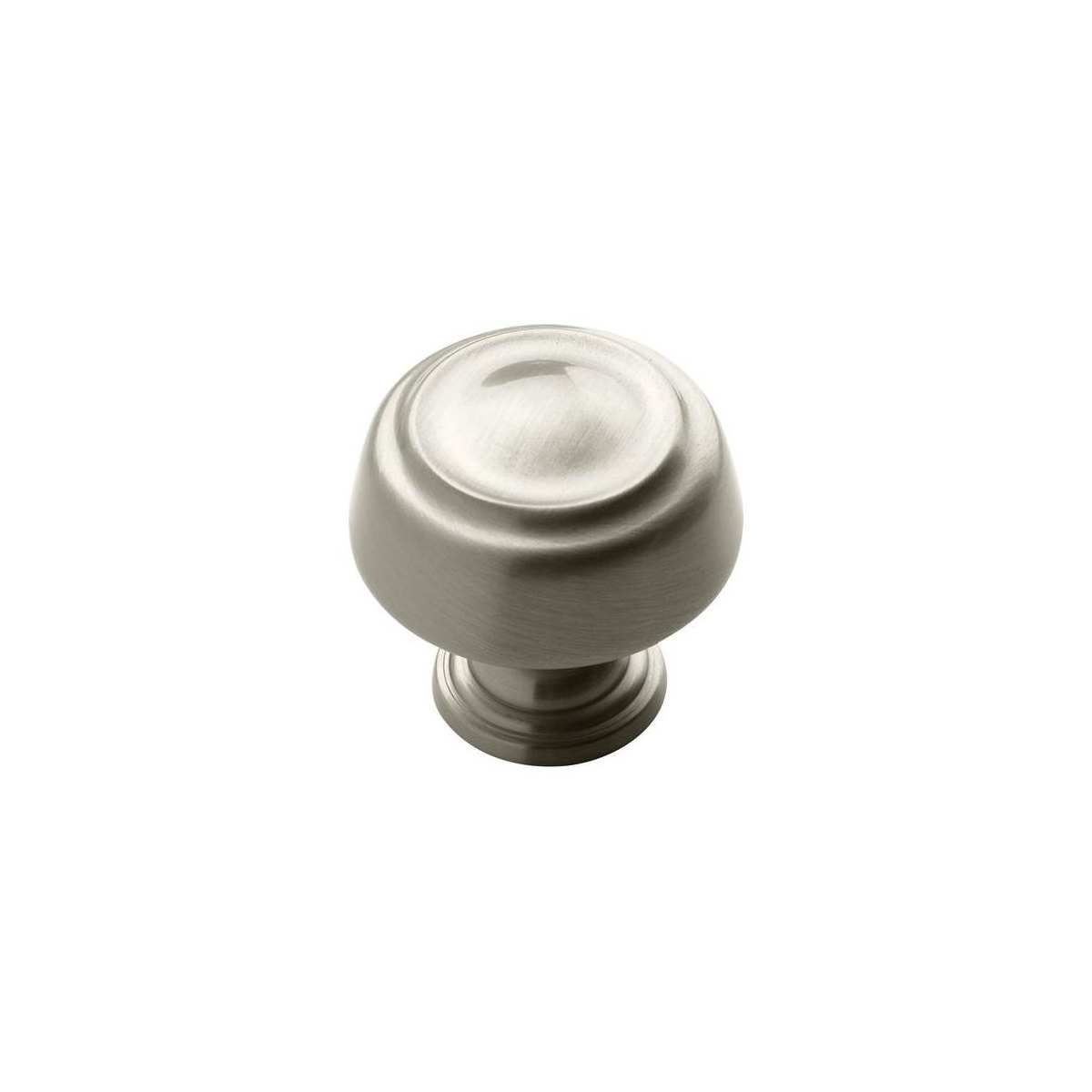 Amerock BP53700G10 BP53700 Kane 1-1/4" Mushroom Cabinet Knob Satin Nickel