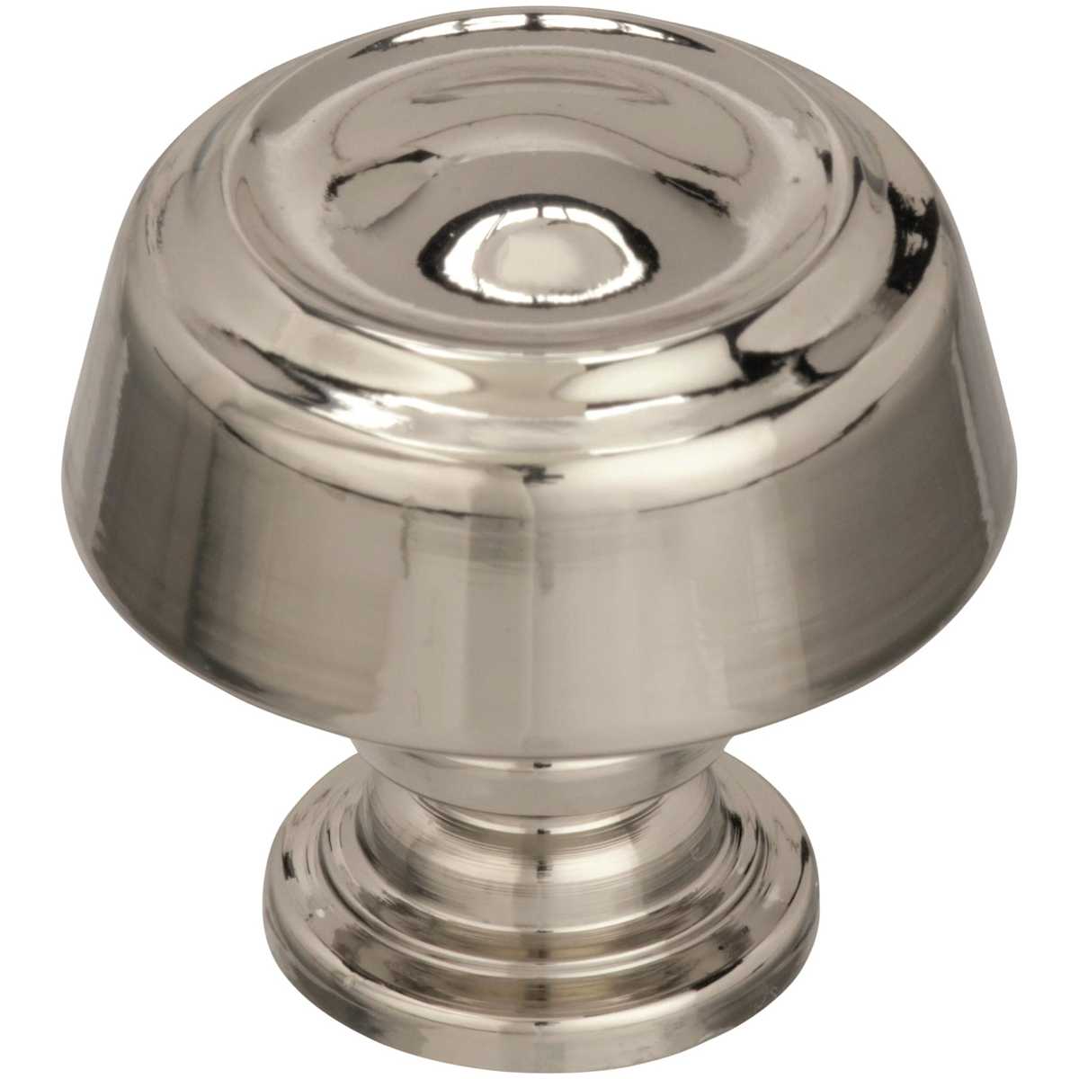 Amerock BP53700PN BP53700 Kane 1-1/4" Mushroom Cabinet Knob Polished Nickel