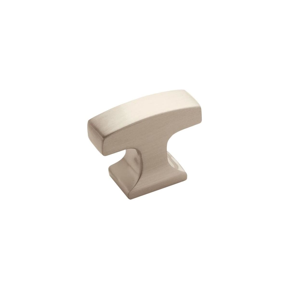 Amerock BP53717G10 BP53717 Westerly 1-1/3" Length Designer T-Cabinet Knob Satin Nickel