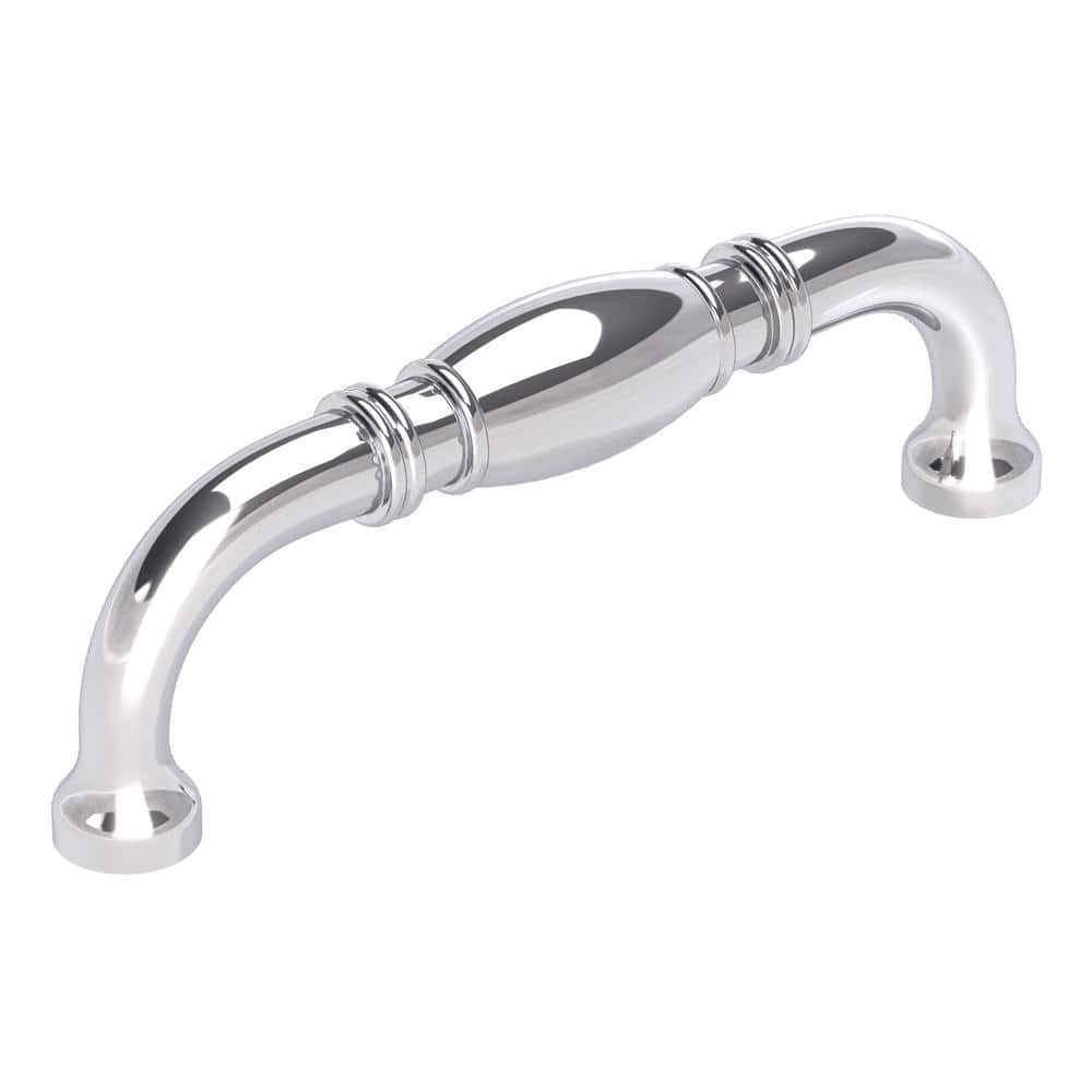 Amerock BP5524326 Granby 3-3/4 in. center-to-center cabinet pull in Polished Chrome