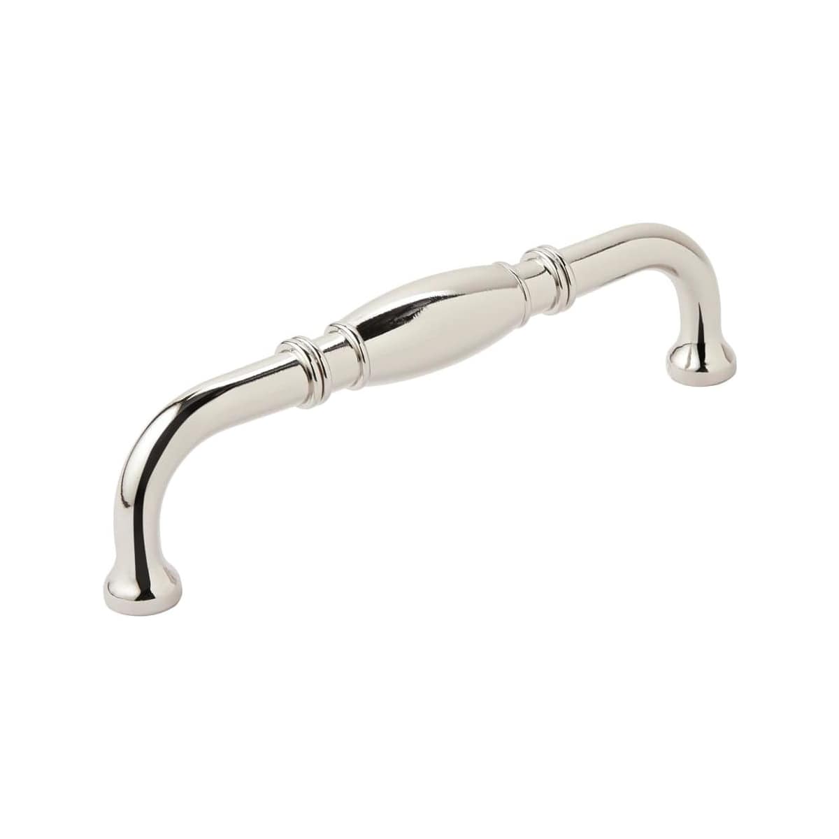 Amerock BP55244PN Granby 5-1/16 in. center-to-center cabinet pull in Polished Nickel
