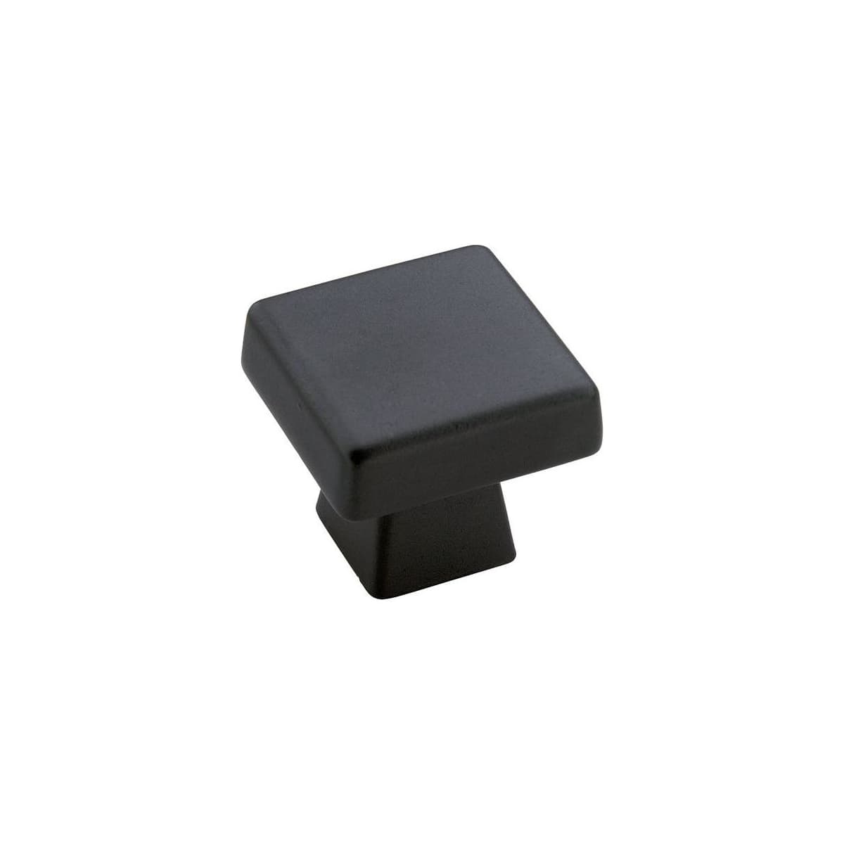 Amerock BP55271BBR Blackrock square cabinet knob in Black Bronze