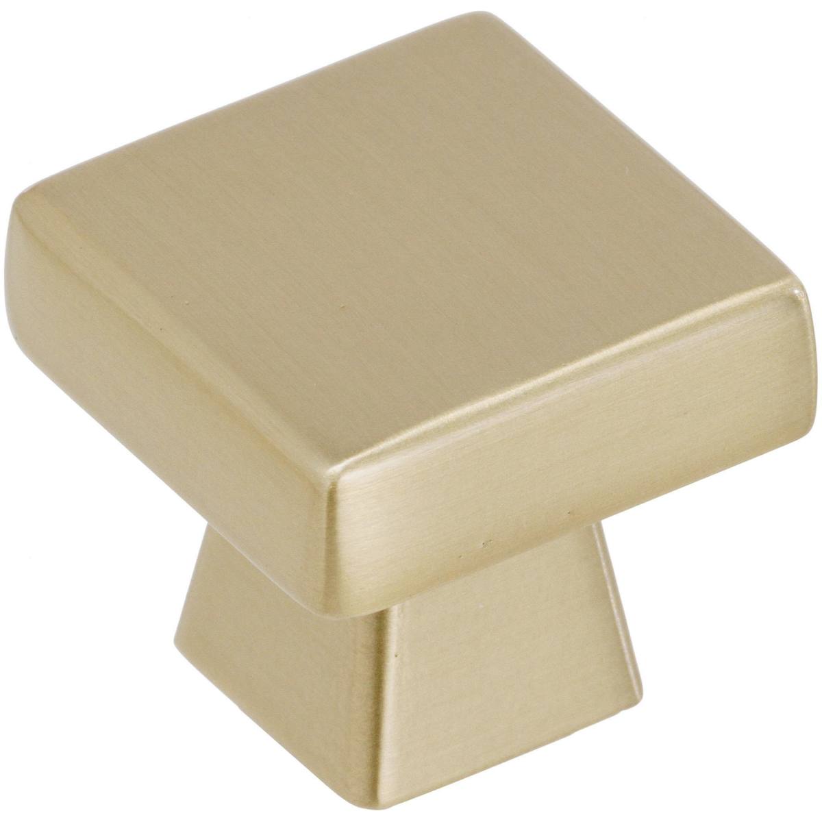 Amerock BP55271BBZ Blackrock square cabinet knob in Golden Champagne