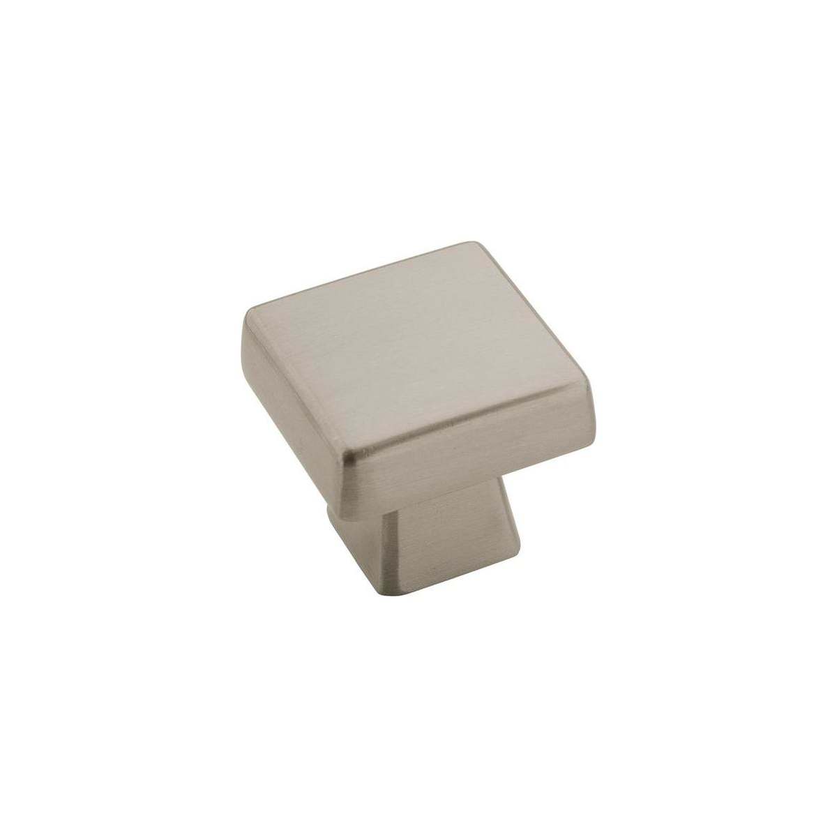 Amerock BP55271G10 Blackrock square cabinet knob in Satin Nickel