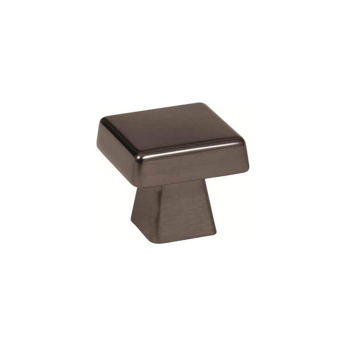 Amerock BP55271GM Blackrock square cabinet knob in Gunmetal