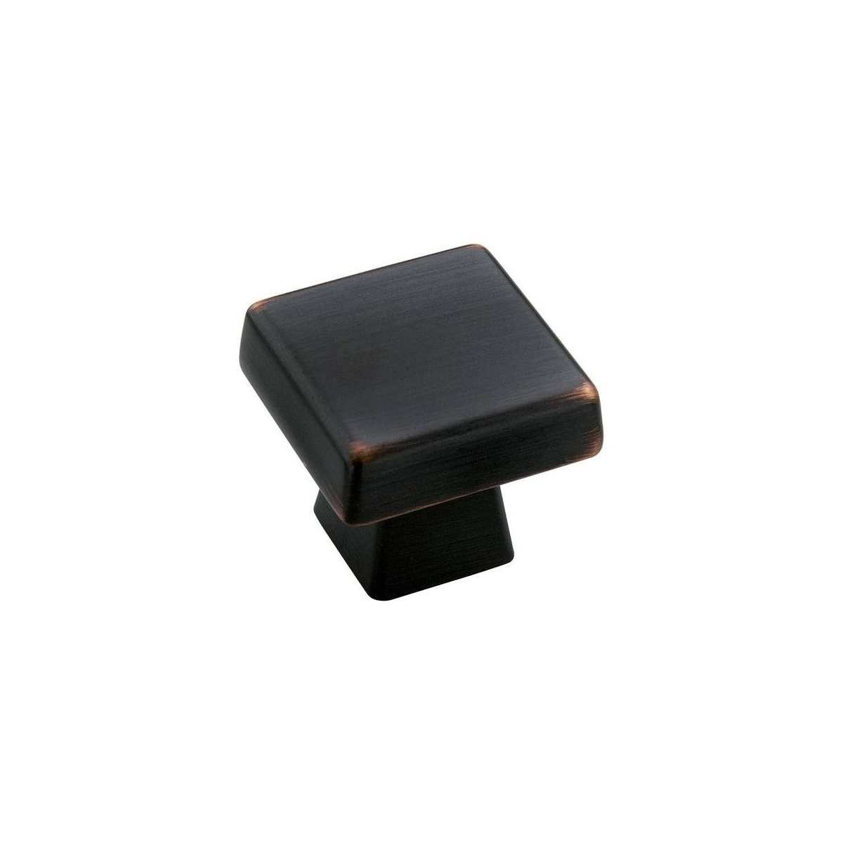Amerock BP55271ORB Blackrock square cabinet knob in Oil Rubbed Bronze