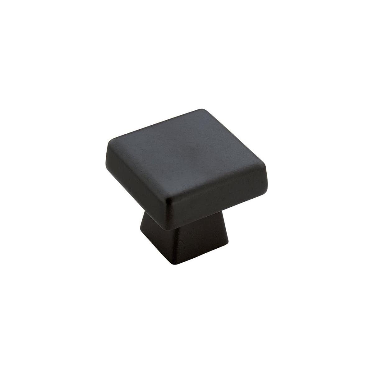 Amerock BP55273BBR Blackrock square cabinet knob in Black Bronze