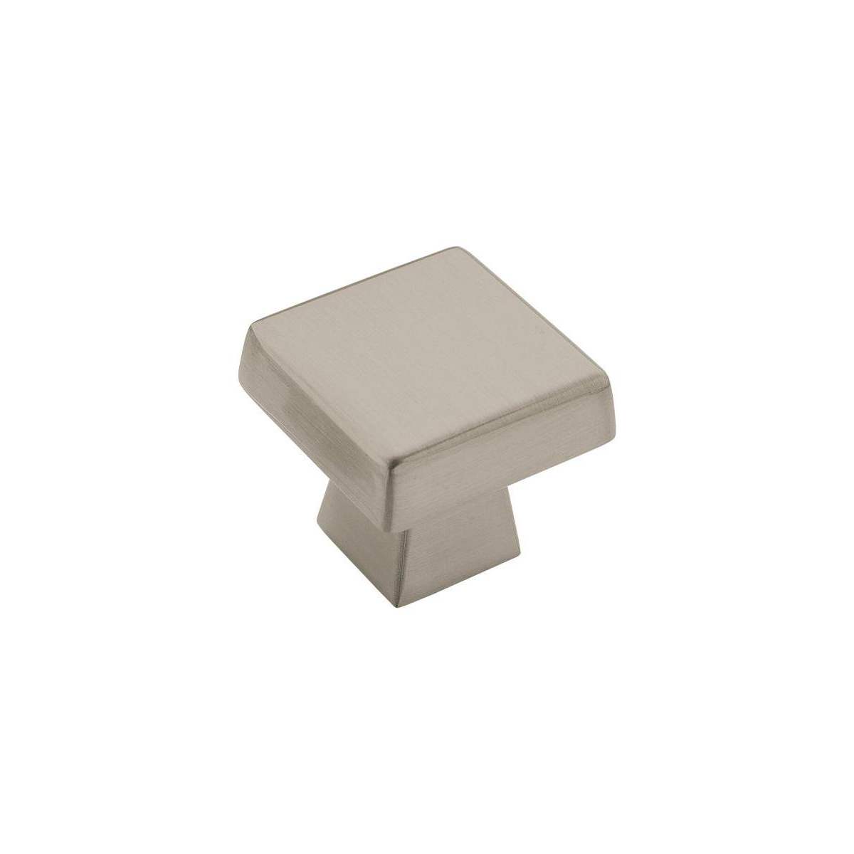 Amerock BP55273G10 Blackrock square cabinet knob in Satin Nickel