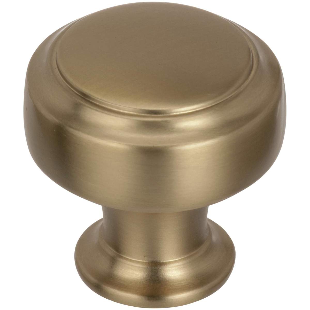 Amerock BP55312BBZ Highland Ridge mushroom cabinet knob in Golden Champagne