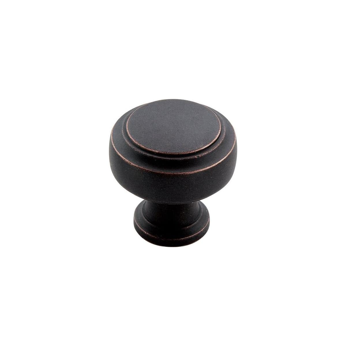 Amerock BP55312DOB Highland Ridge mushroom cabinet knob in Dark Oiled Bronze