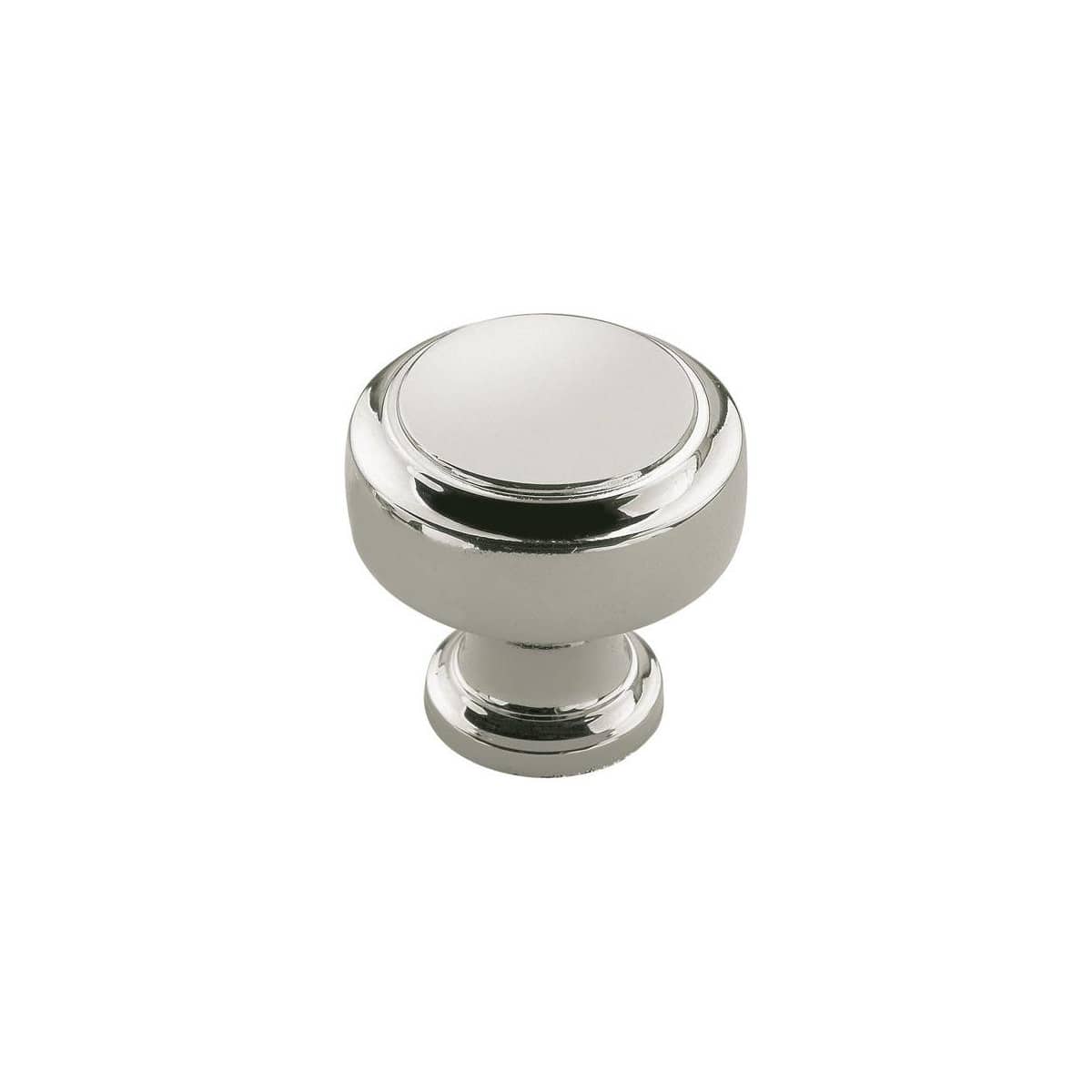 Amerock BP55312PN Highland Ridge mushroom cabinet knob in Polished Nickel