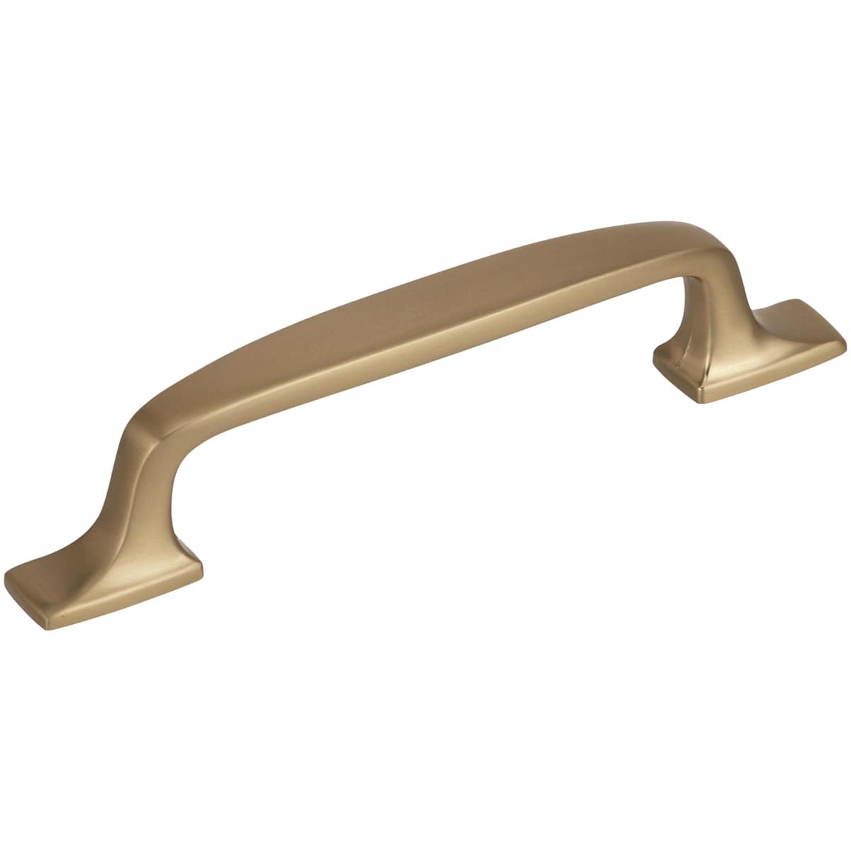 Amerock BP55317BBZ Highland Ridge 3-3/4 in. cabinet pull in Golden Champagne