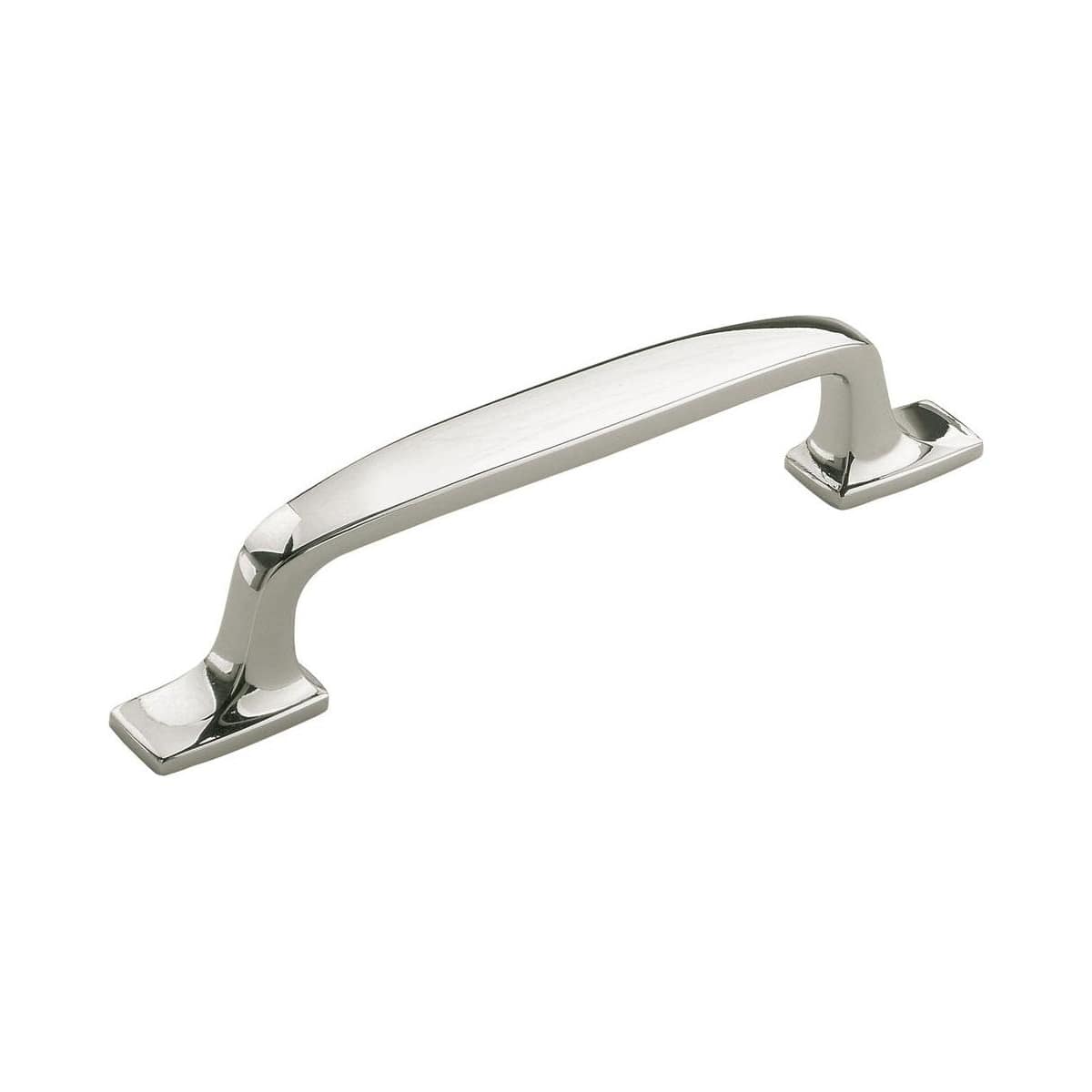Amerock BP55317PN Highland Ridge 3-3/4 in. cabinet pull in Polished Nickel