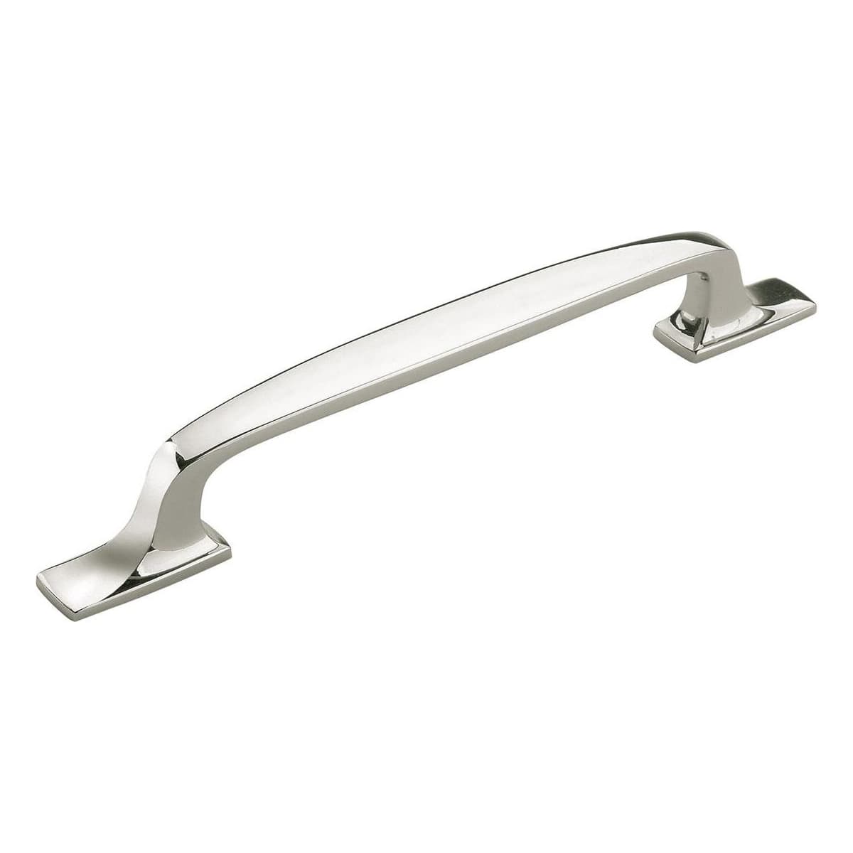 Amerock BP55321PN Highland Ridge 6-1/4 in. cabinet pull in Polished Nickel
