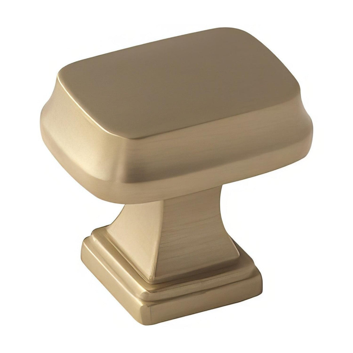 Amerock BP55340BBZ Revitalize rectangular cabinet knob in Golden Champagne