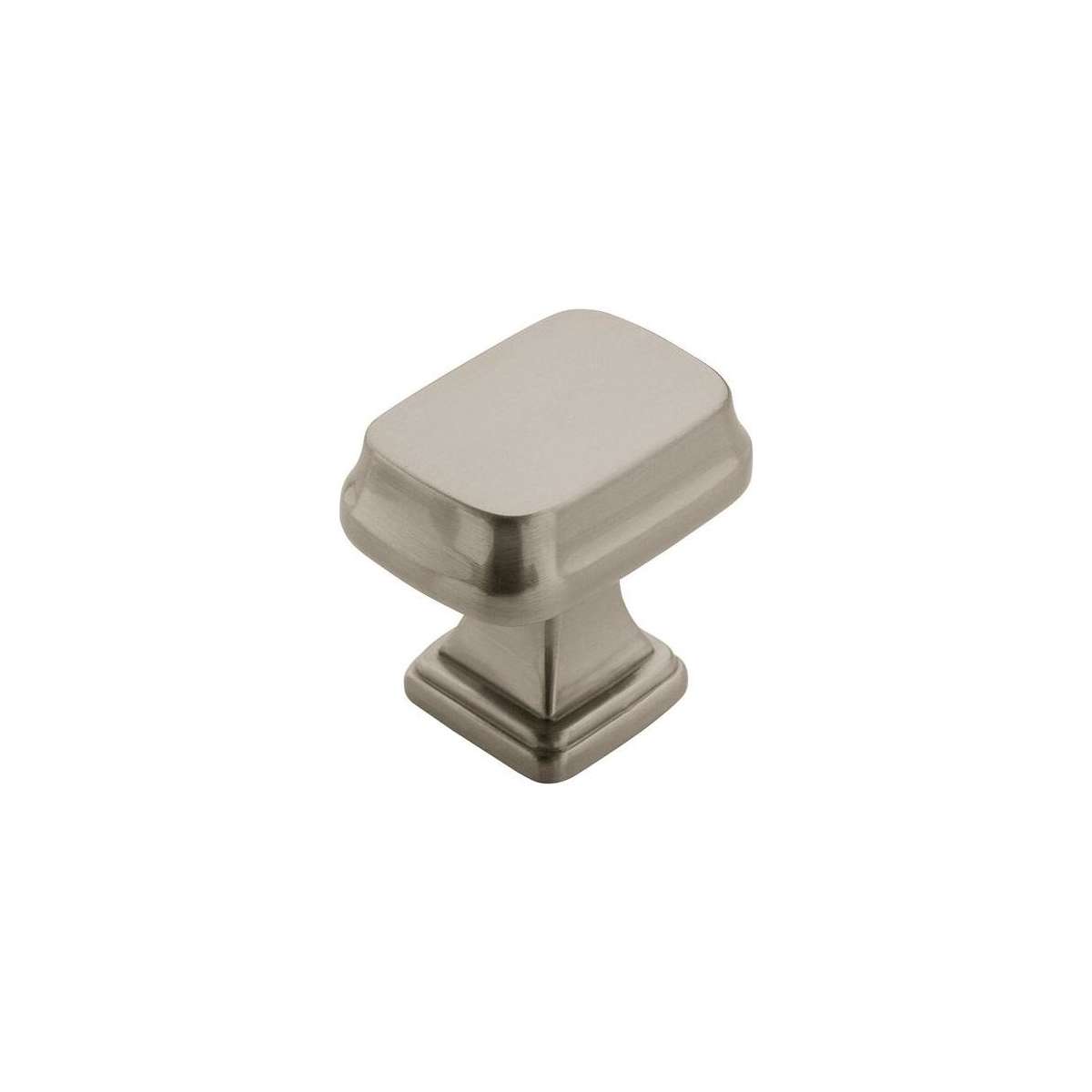 Amerock BP55340G10 Revitalize rectangular cabinet knob in Satin Nickel