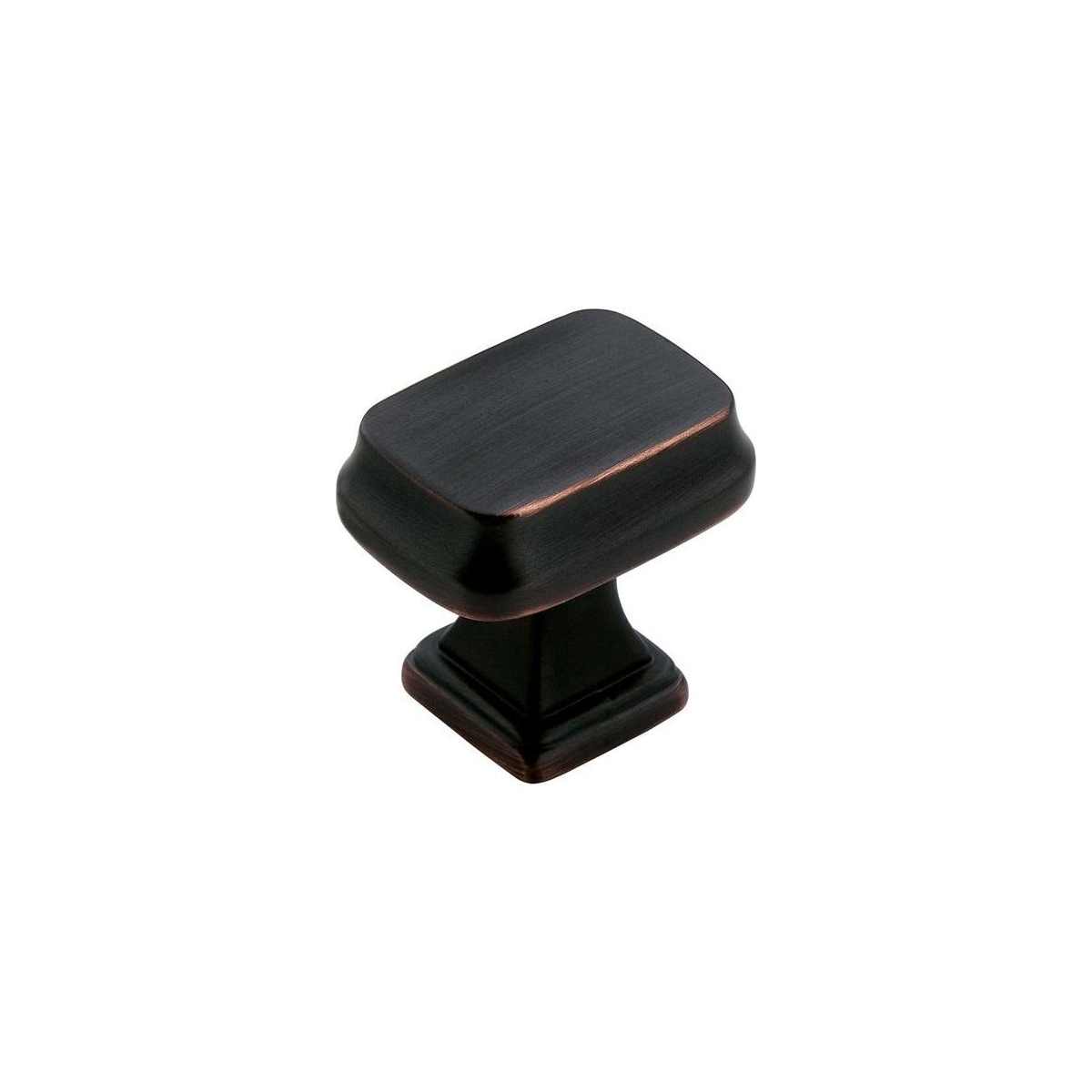 Amerock BP55340ORB Revitalize rectangular cabinet knob in Oil Rubbed Bronze