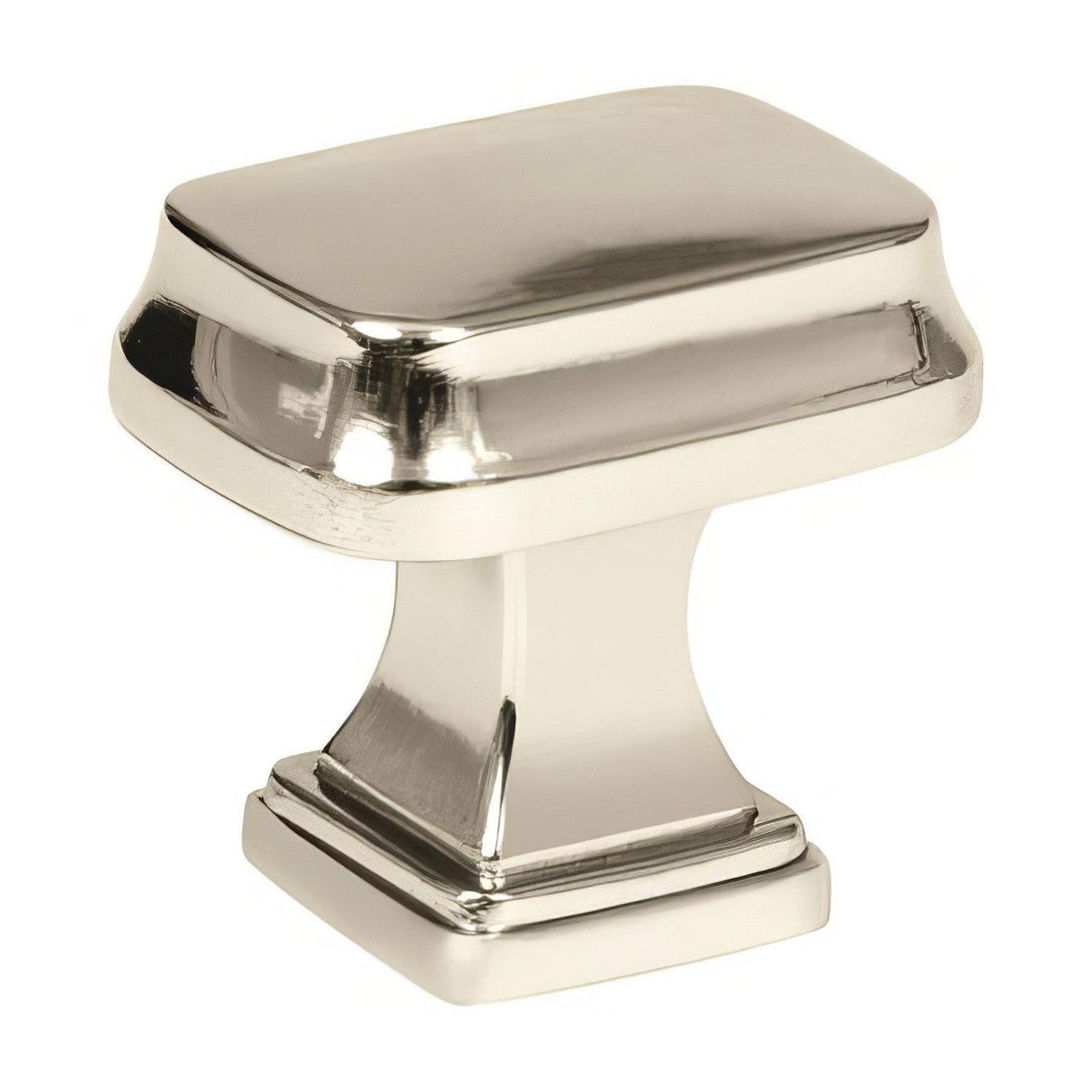 Amerock BP55340PN Revitalize rectangular cabinet knob in Polished Nickel