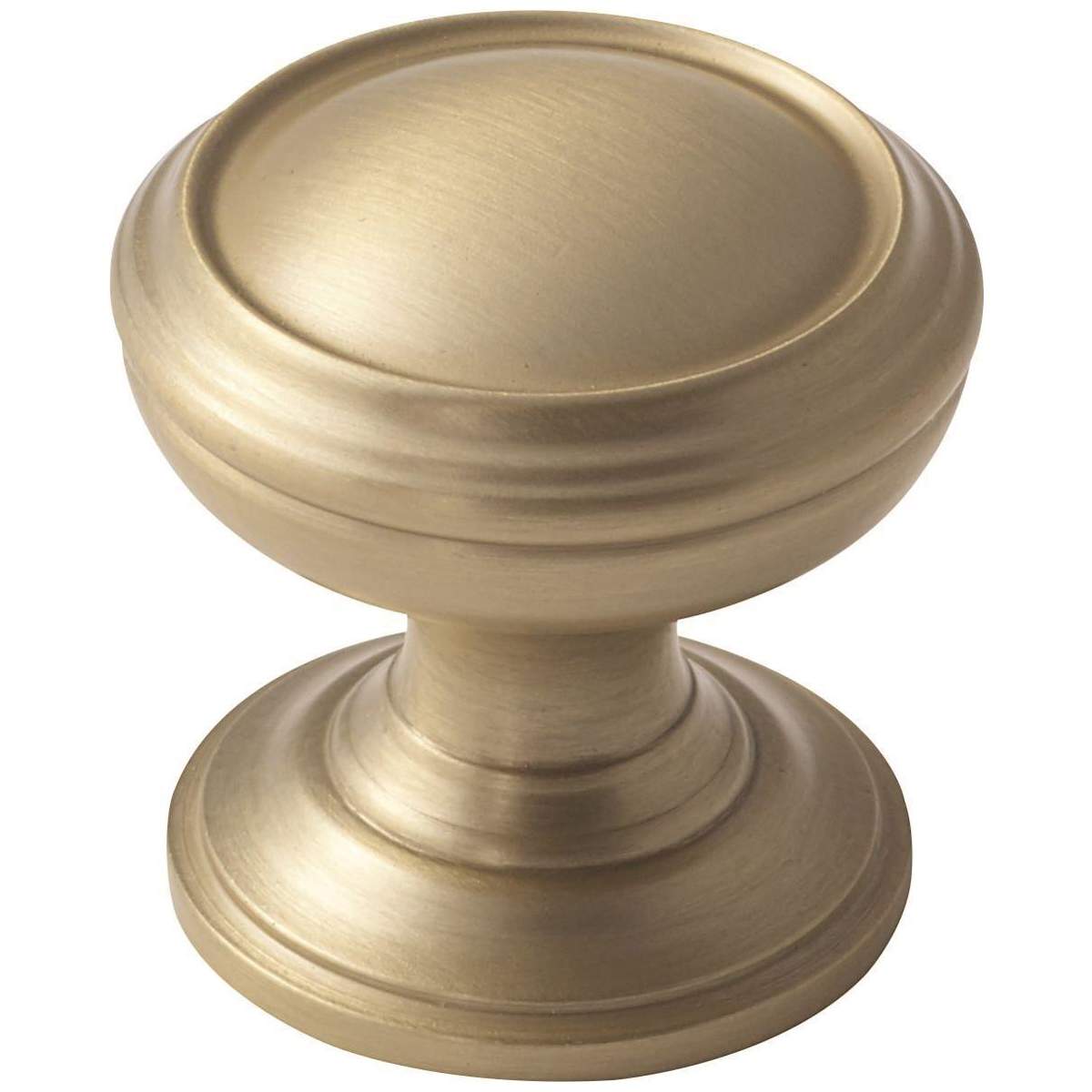 Amerock BP55342BBZ Revitalize mushroom cabinet knob in Golden Champagne