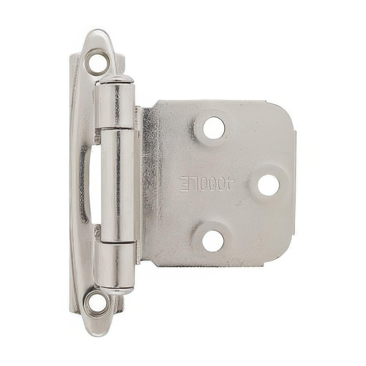 Amerock BPR762926 Functional Hardware Variable Overlay Self Closing Face Mount Cabinet Hinge Bright Chrome