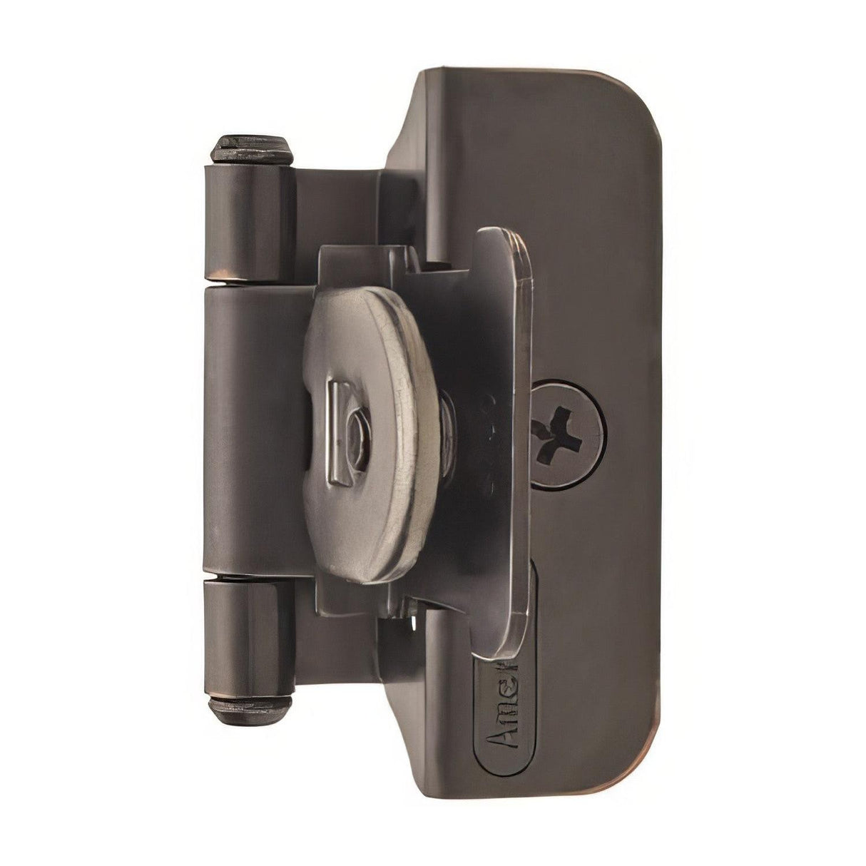 Amerock BPR8701ORB BPR8701 Functional Hardware 1/4" Steel 2 Pack Overlay Double Demountable Hinge Oil Rubbed Bronze
