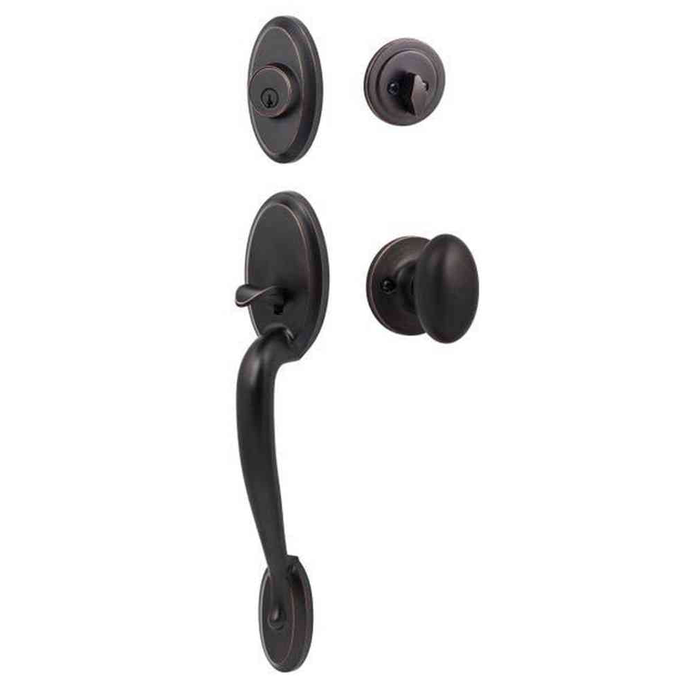 Sure-Loc AN507-AR 11P vintage bronze single cylinder handleset