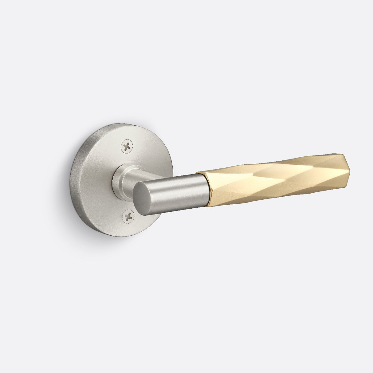 Sure-Loc AP100-RD 15 GRIP-VT SB satin nickel / satin brass dummy door lever