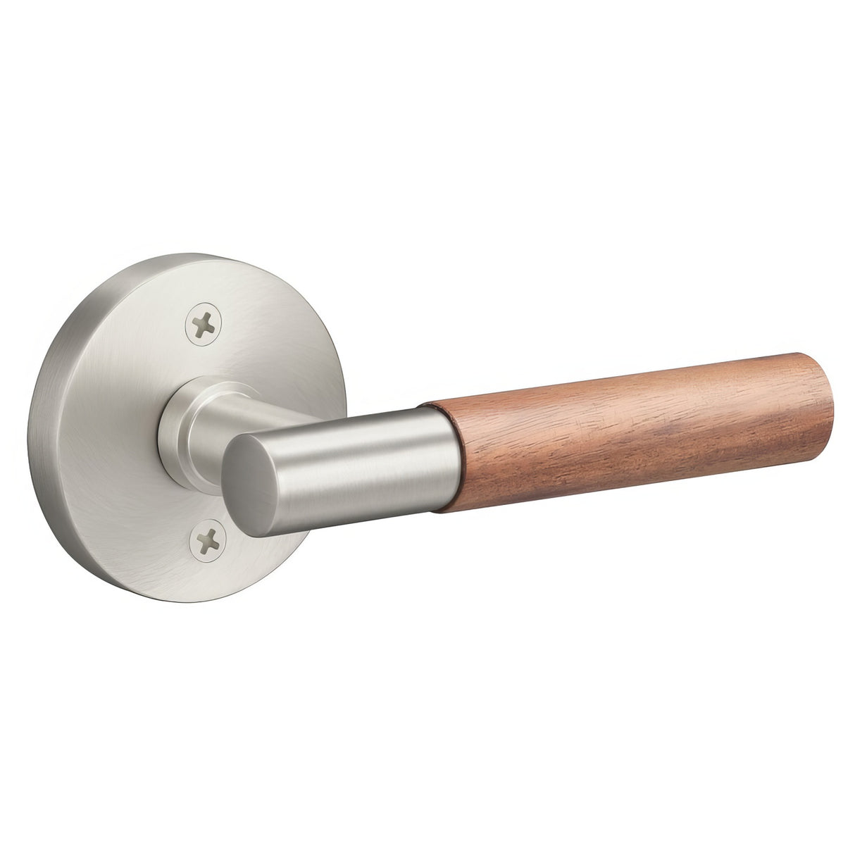 Sure-Loc AP100-RD 15 GRIP-WN satin nickel / walnut dummy door lever