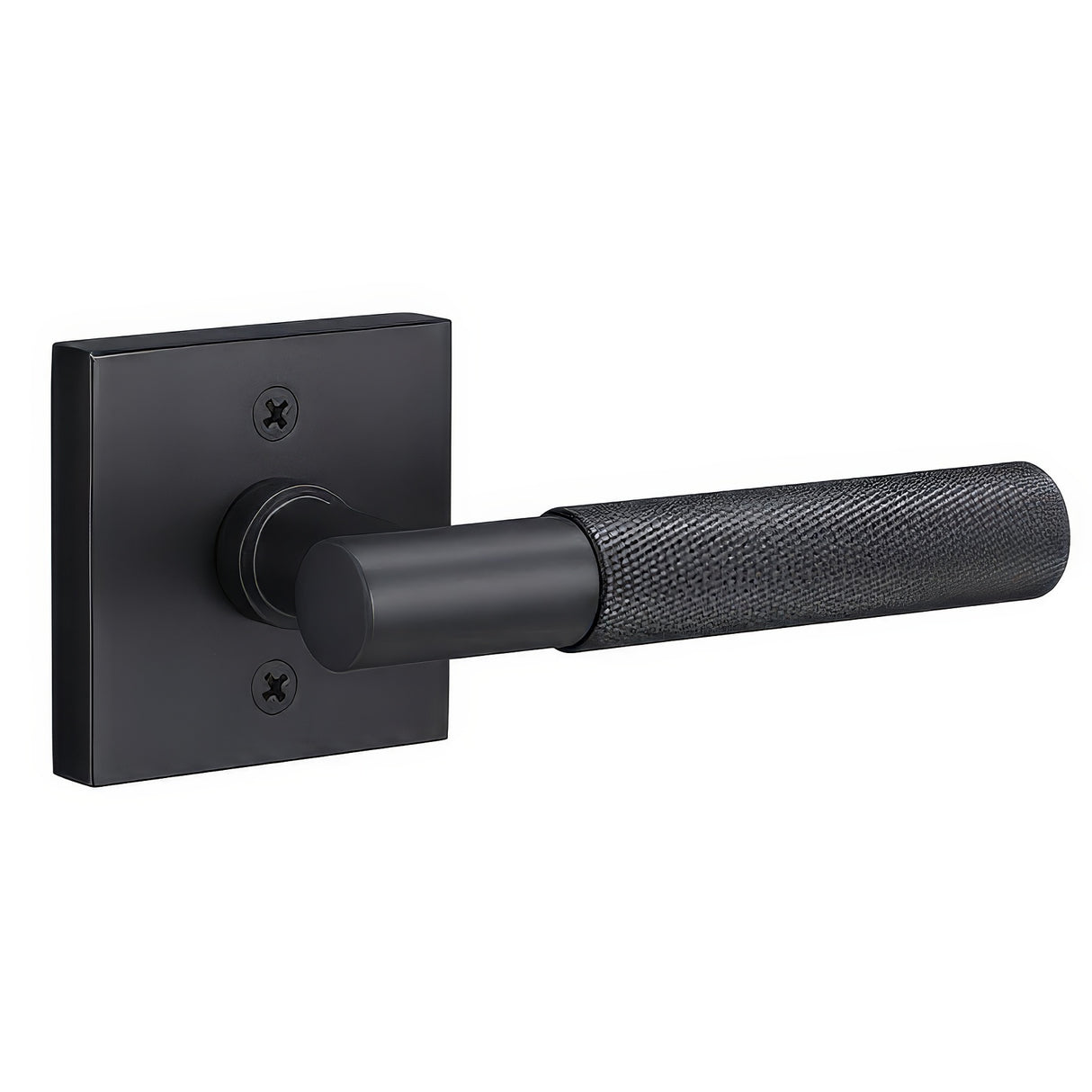 Sure-Loc AP100-SQ FBL GRIP-KN FBL flat black dummy door lever