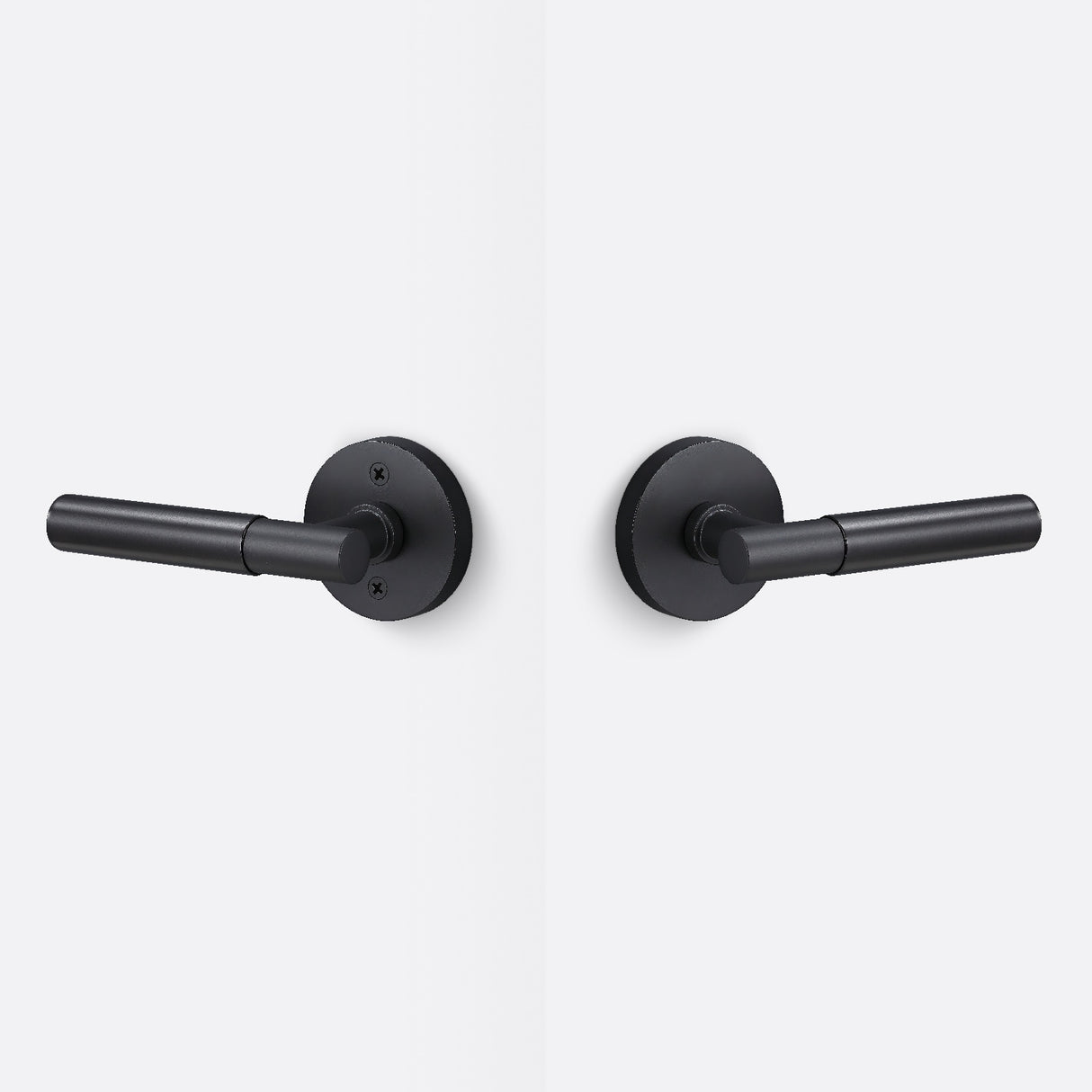 Sure-Loc AP101-RD FBL GRIP-SM FBL flat black passage door lever