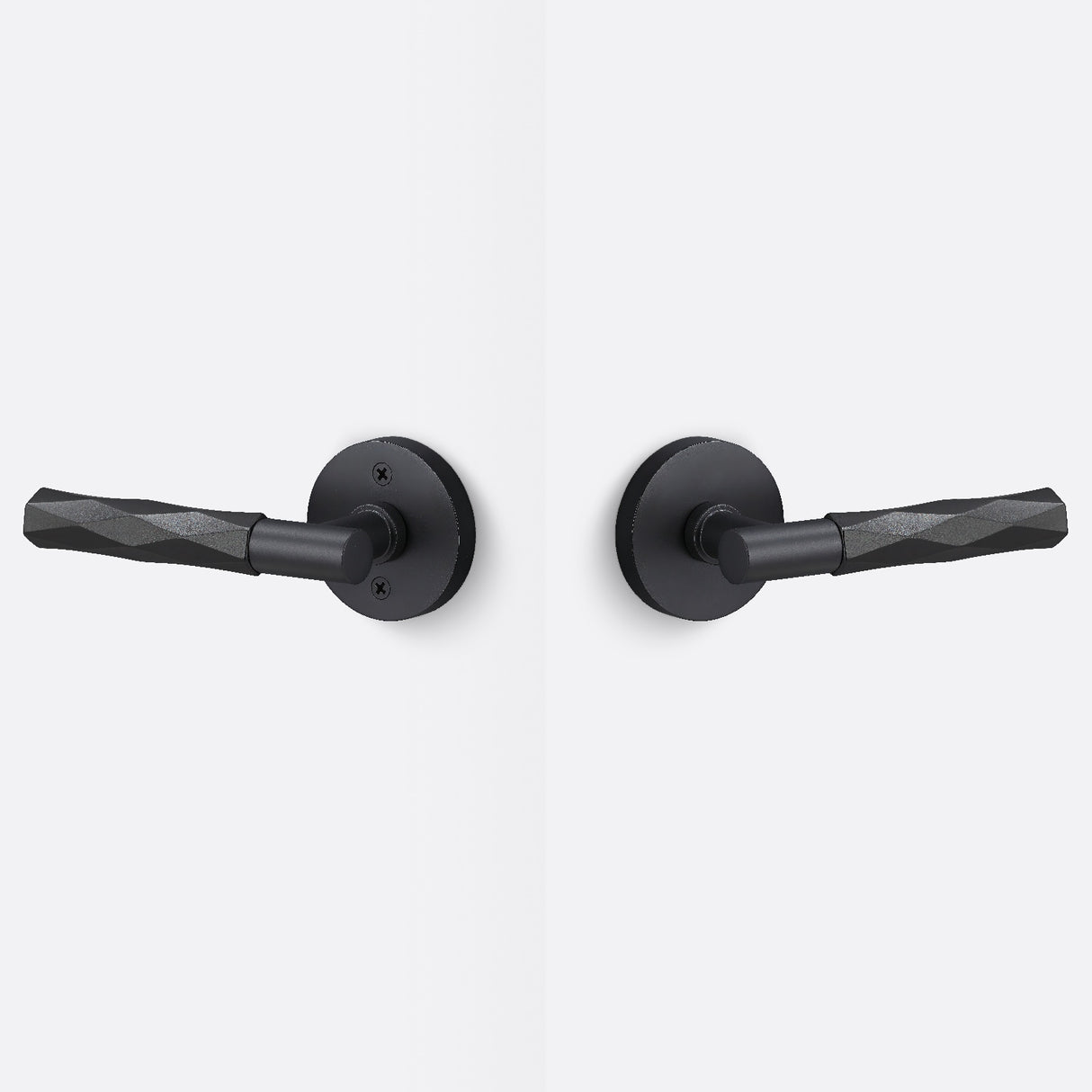 Sure-Loc AP101-RD FBL GRIP-VT FBL flat black passage door lever