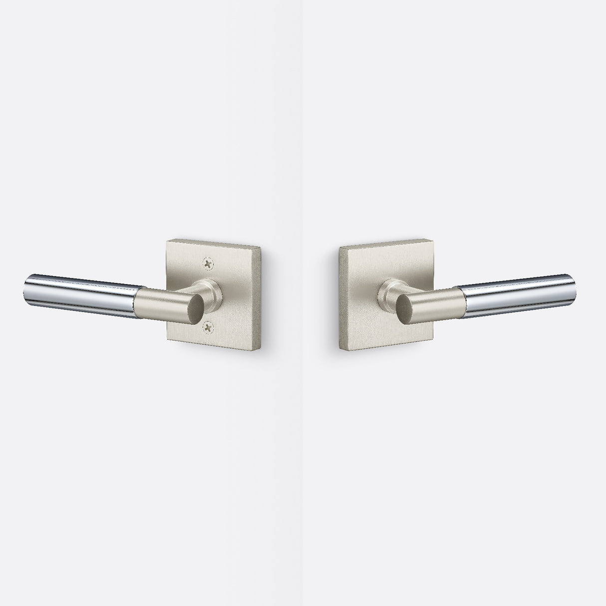 Sure-Loc AP101-SQ 15 GRIP-SM 26 satin nickel / polished chrome passage door lever